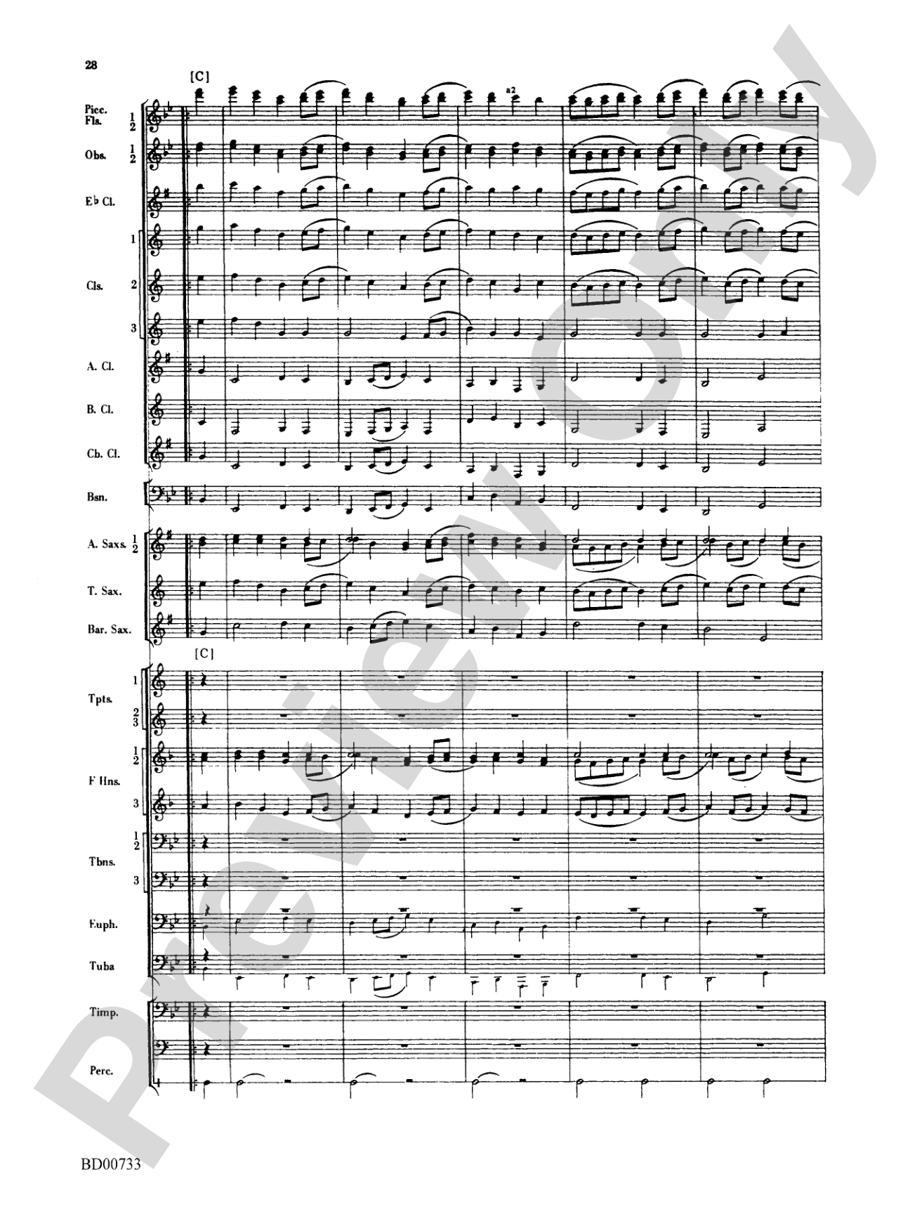 Water Music Suite: Concert Band Conductor Score & Parts