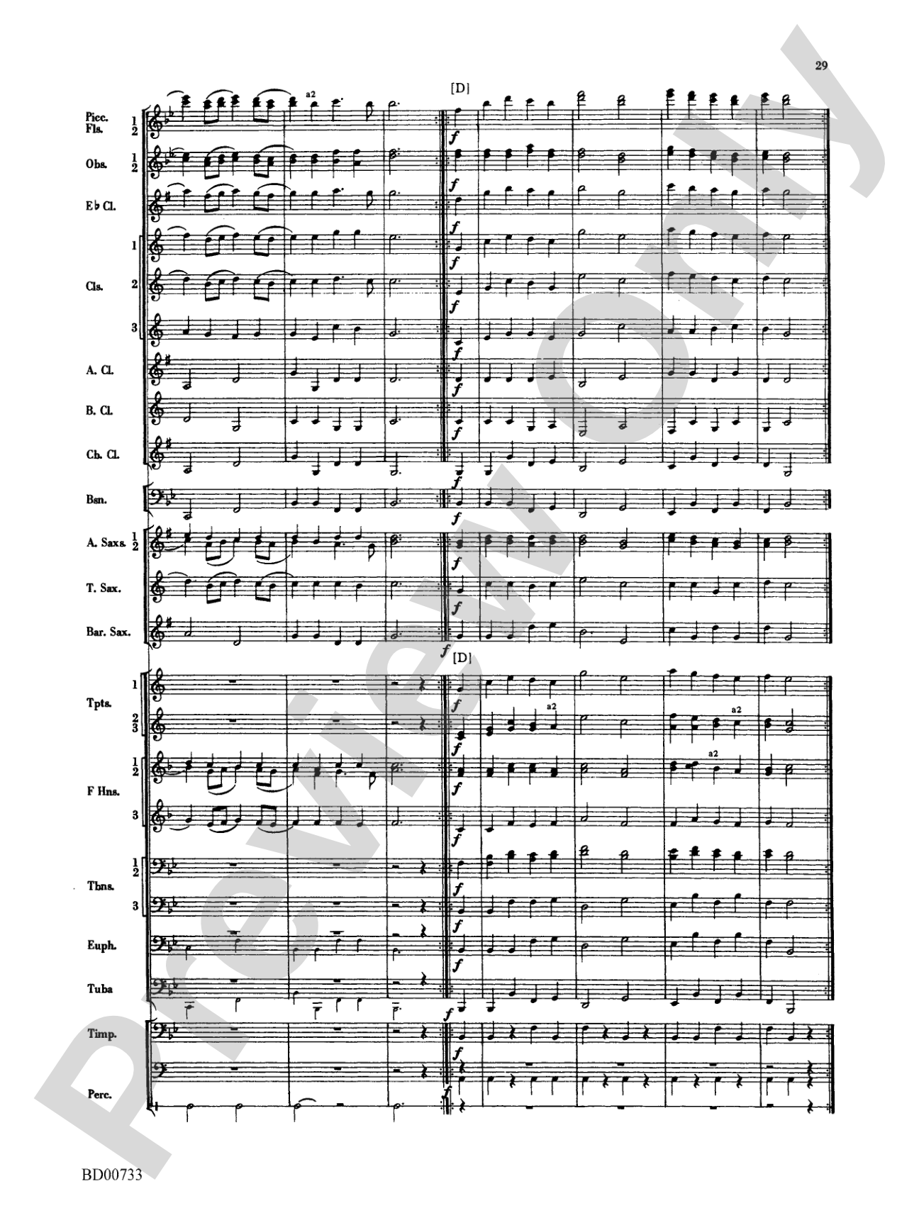 Water Music Suite: Concert Band Conductor Score & Parts