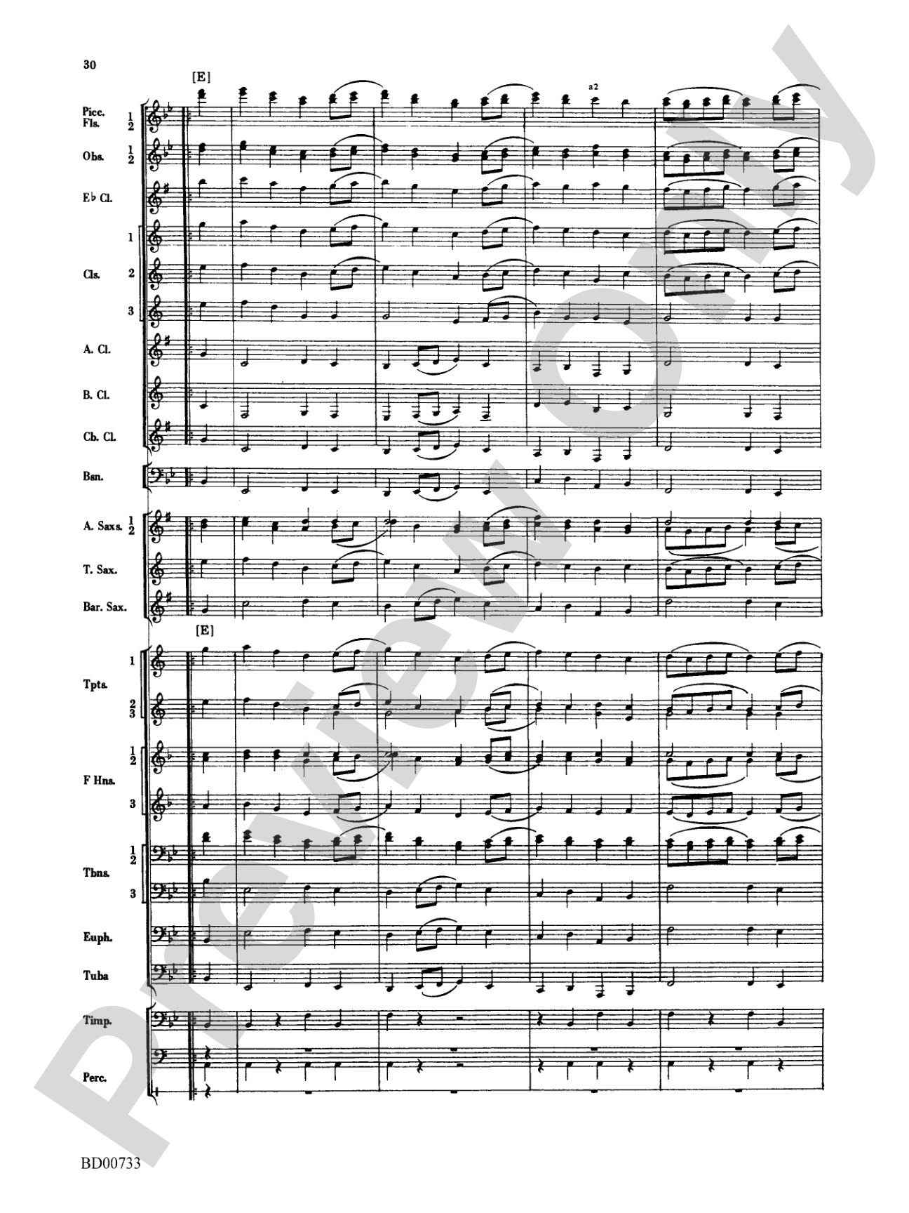 Water Music Suite: Concert Band Conductor Score & Parts