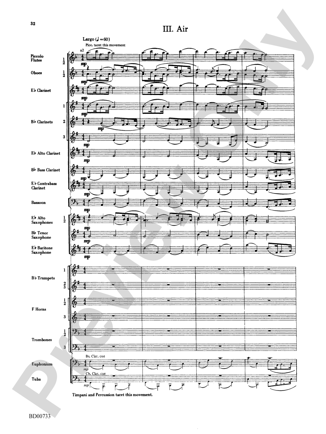 Water Music Suite: Concert Band Conductor Score & Parts