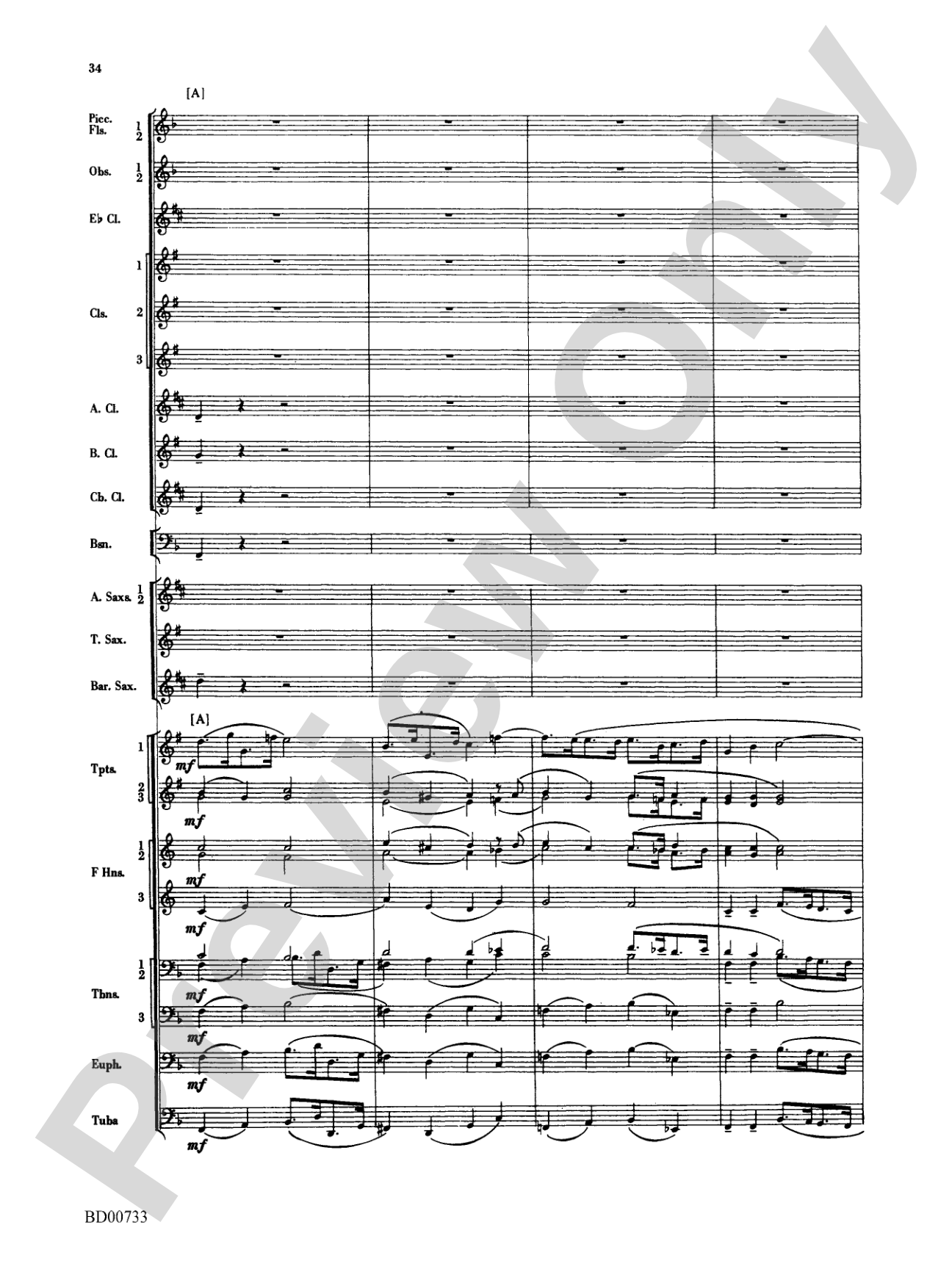 Water Music Suite: Concert Band Conductor Score & Parts