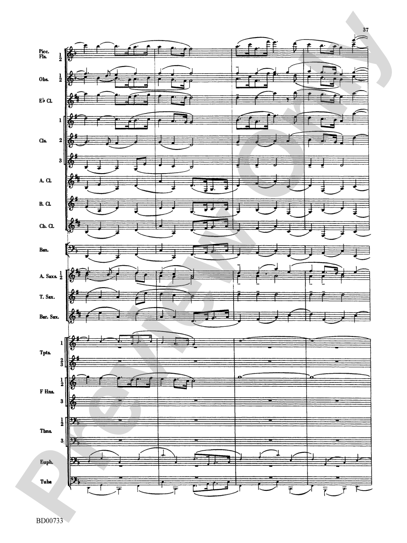 Water Music Suite: Concert Band Conductor Score & Parts