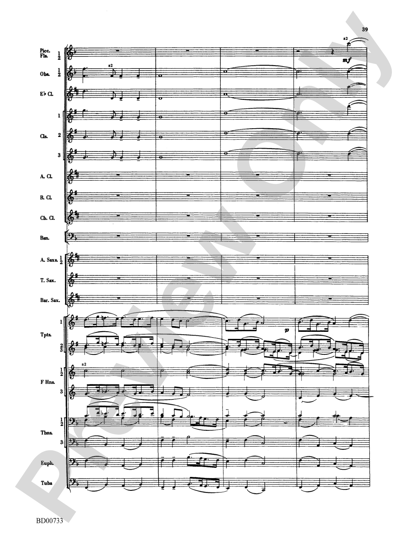 Water Music Suite: Concert Band Conductor Score & Parts