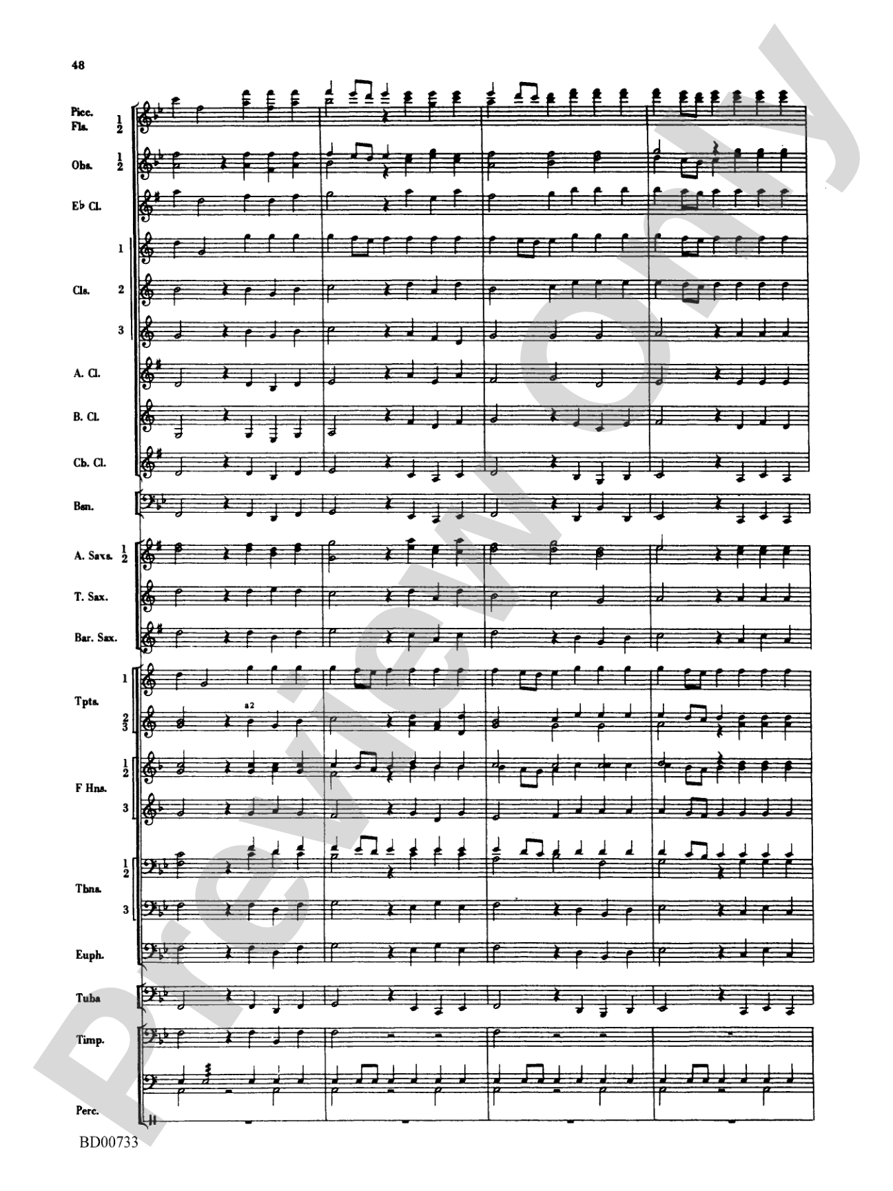 Water Music Suite: Concert Band Conductor Score & Parts