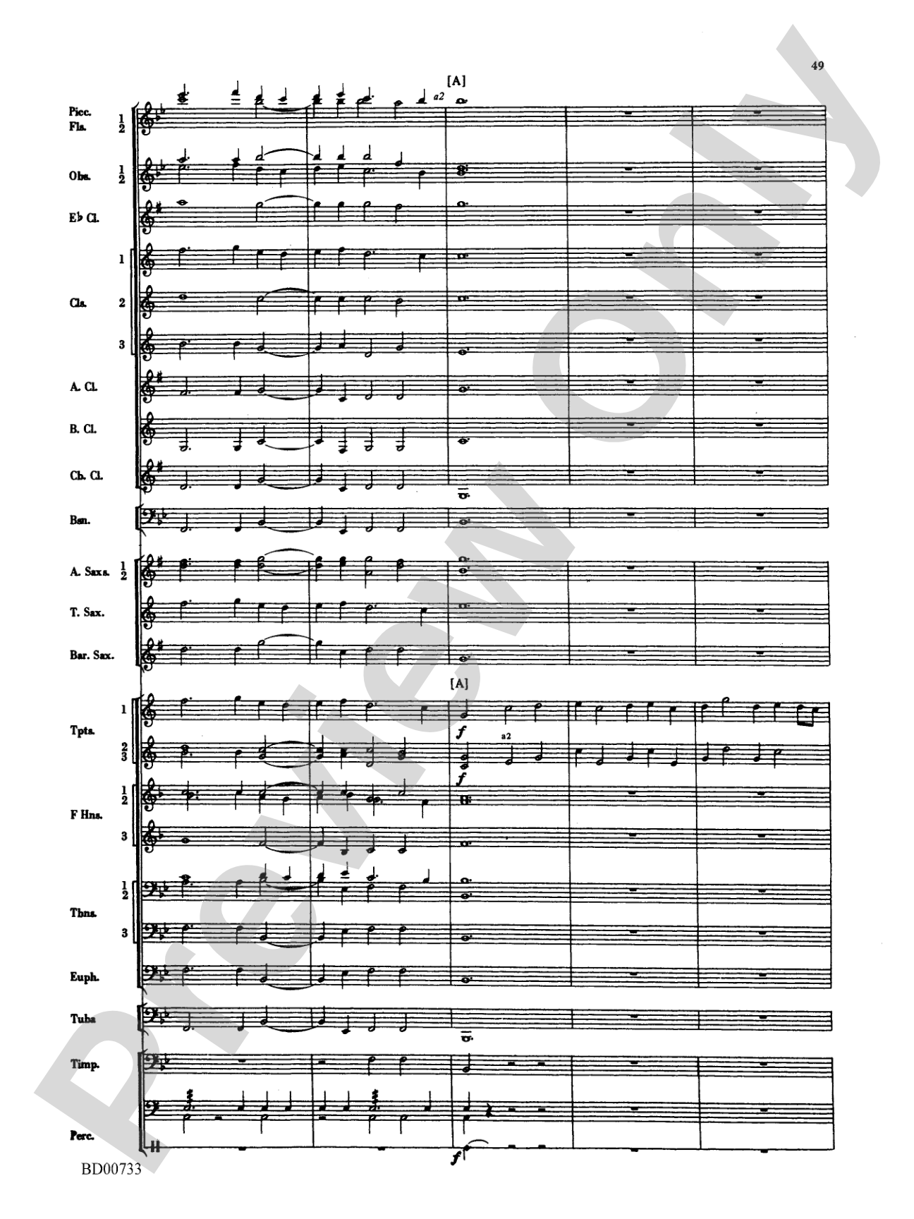Water Music Suite: Concert Band Conductor Score & Parts