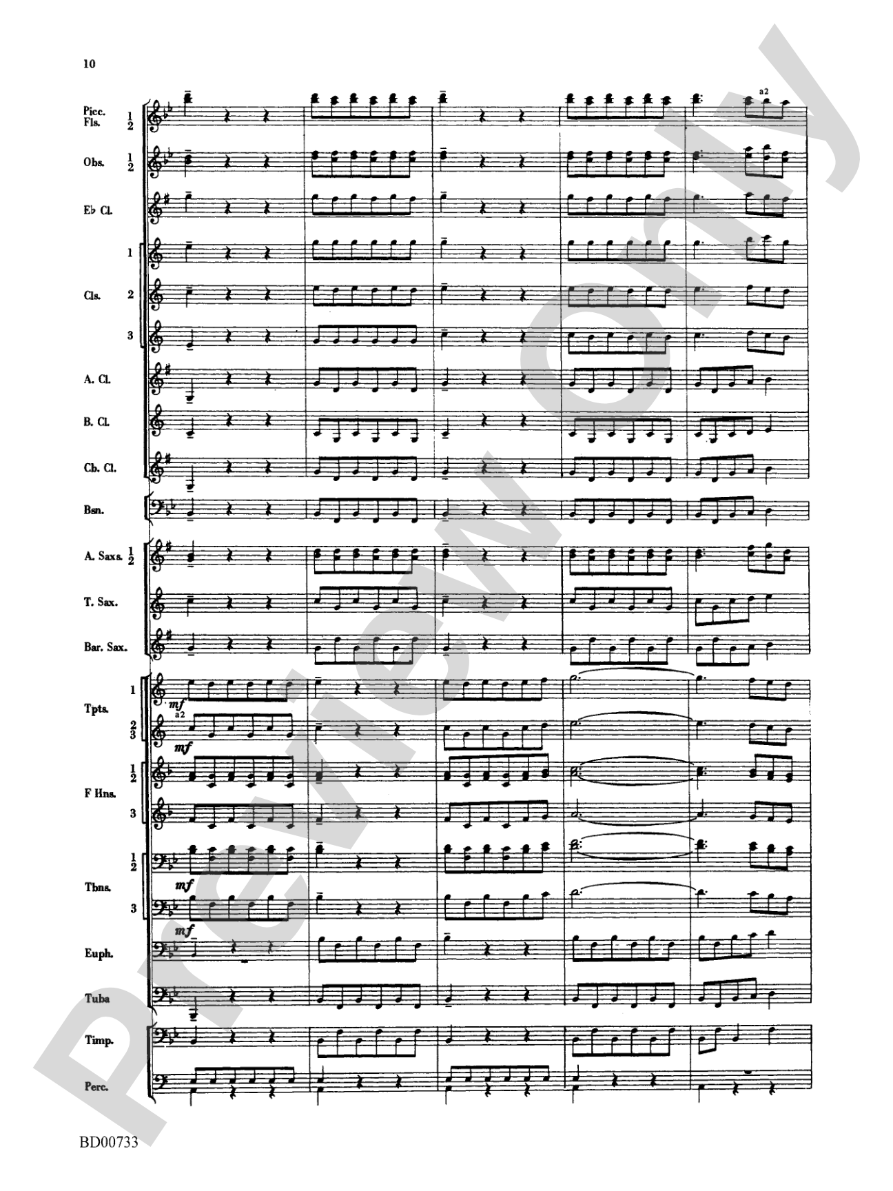 Water Music Suite: Concert Band Conductor Score & Parts