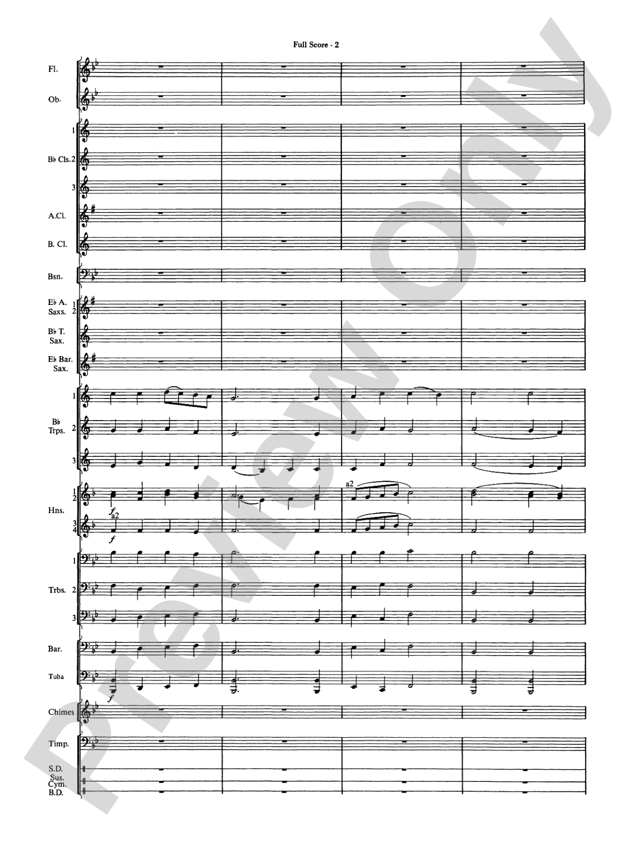 Ding! Dong! Merrily on High: Concert Band Conductor Score & Parts