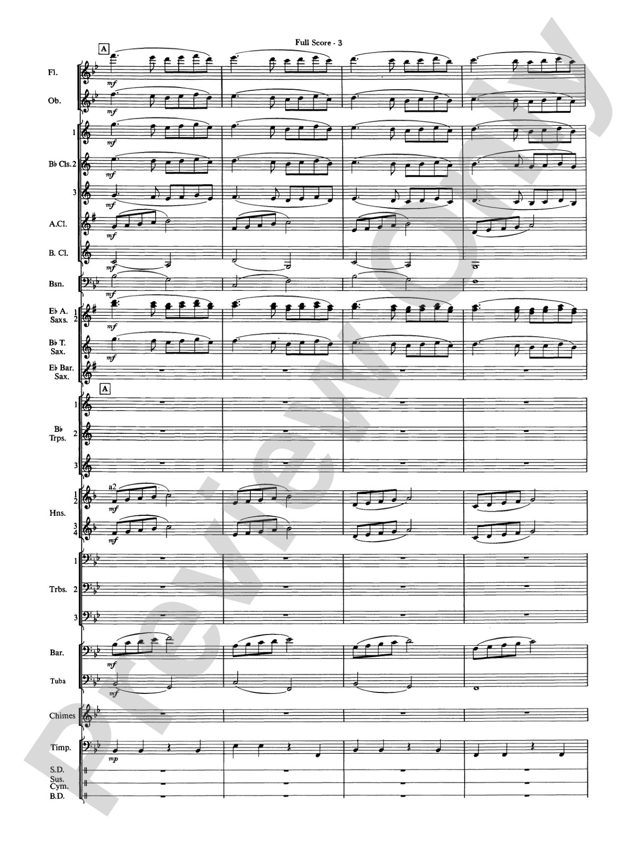 Ding! Dong! Merrily on High: Concert Band Conductor Score & Parts