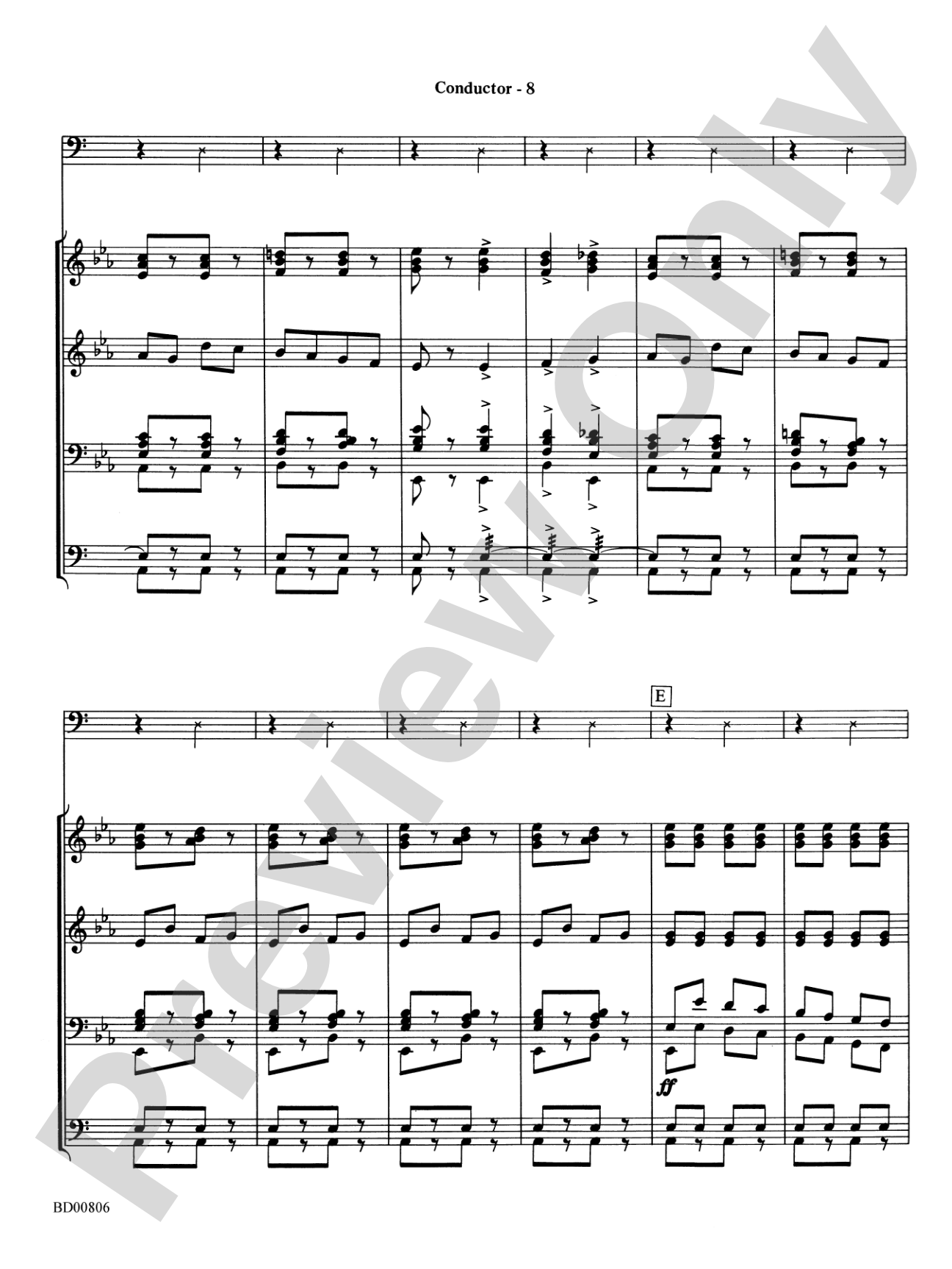 Second Concerto for Faculty and Band: Concert Band Conductor Score & Parts