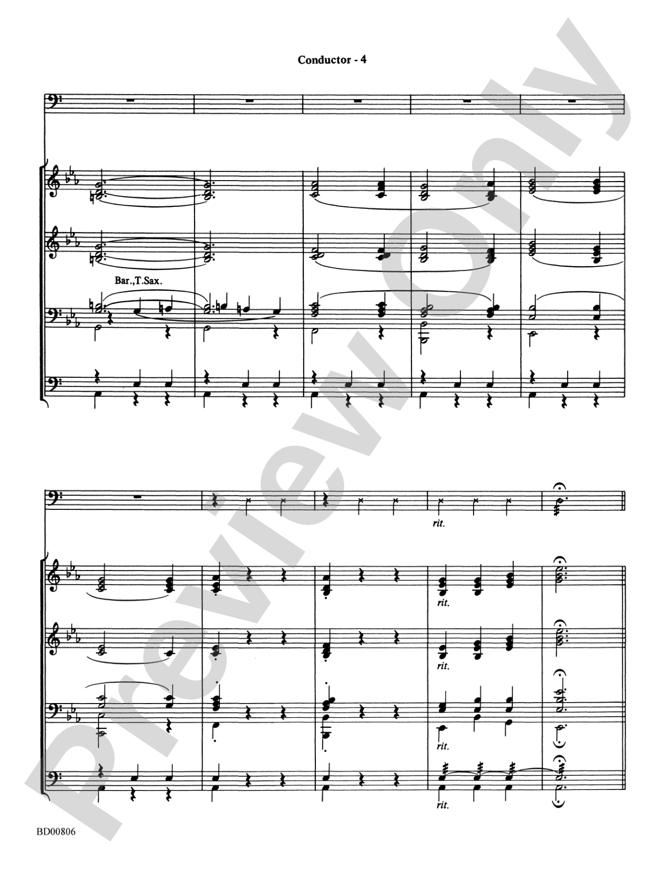 Second Concerto for Faculty and Band: Concert Band Conductor Score & Parts