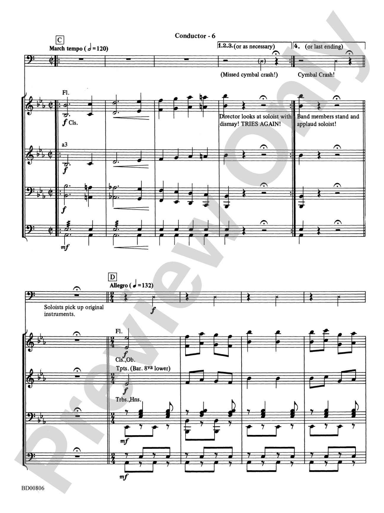Second Concerto for Faculty and Band: Concert Band Conductor Score & Parts