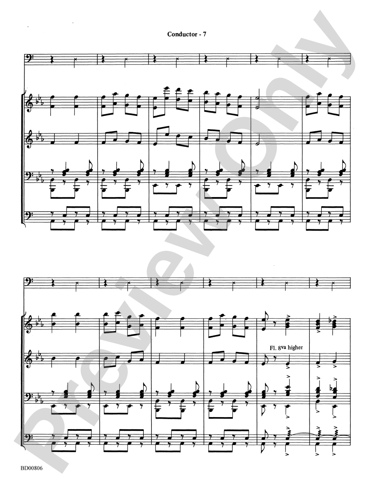 Second Concerto for Faculty and Band: Concert Band Conductor Score & Parts