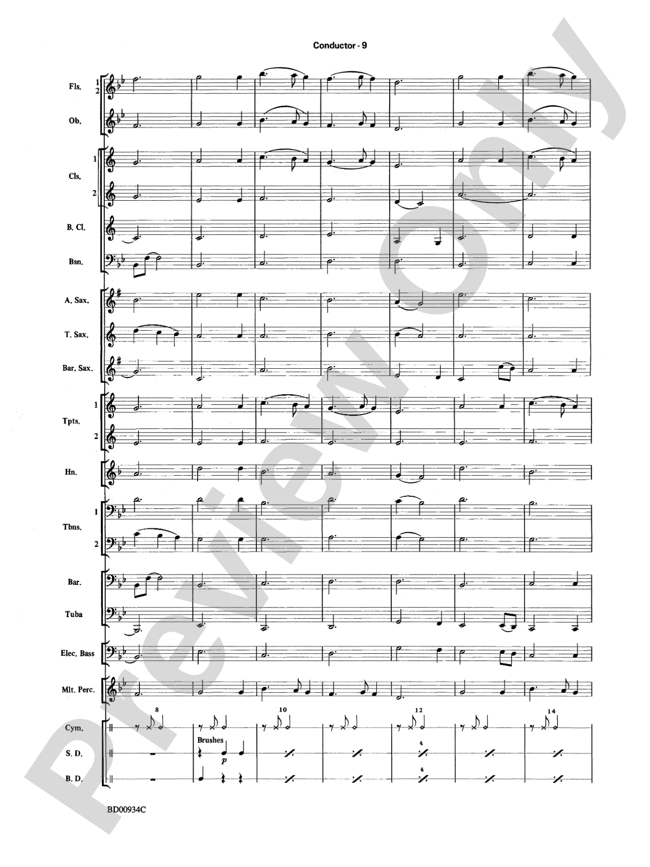 Christmas Magic: Concert Band Conductor Score & Parts