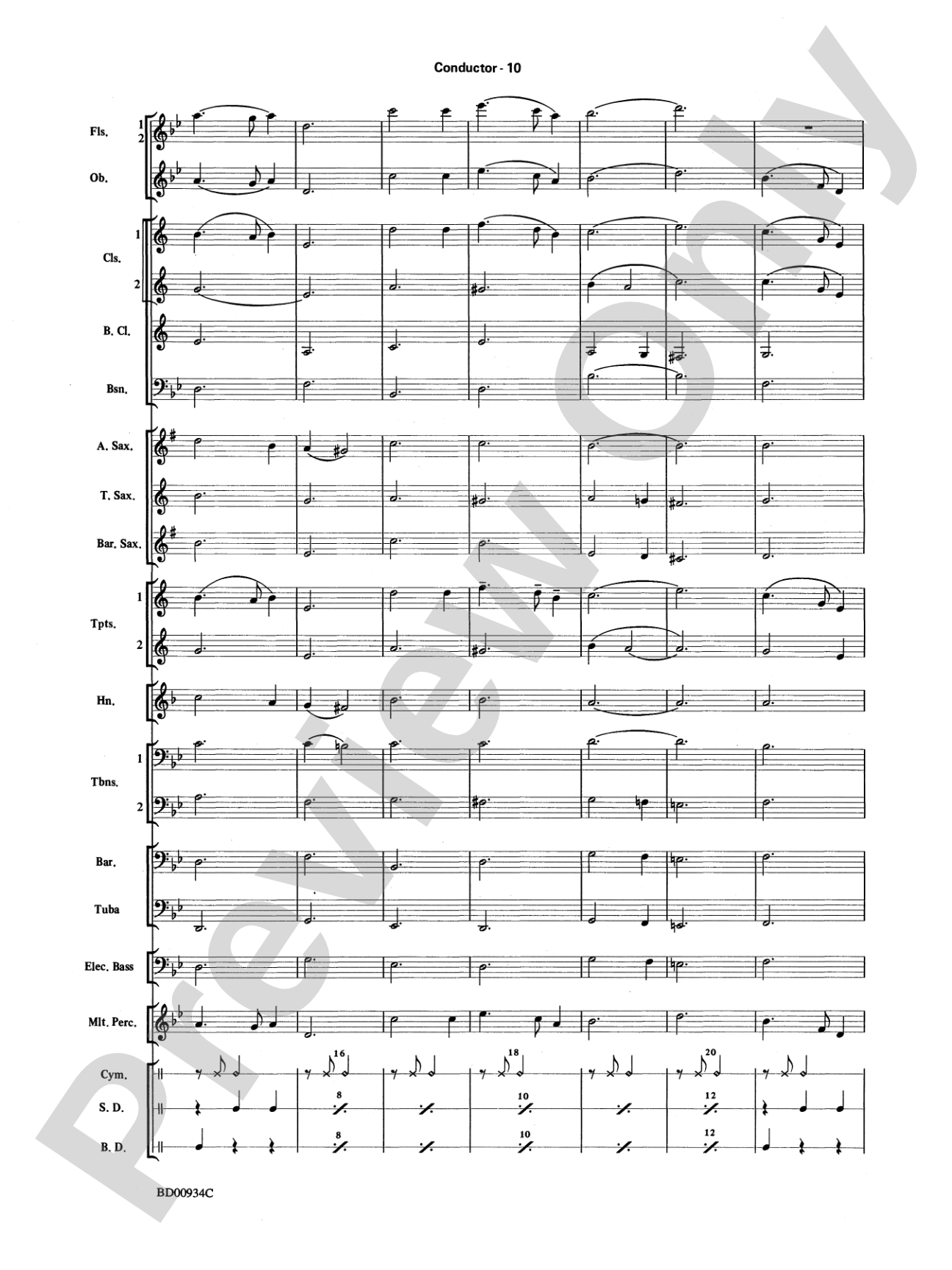 Christmas Magic: Concert Band Conductor Score & Parts