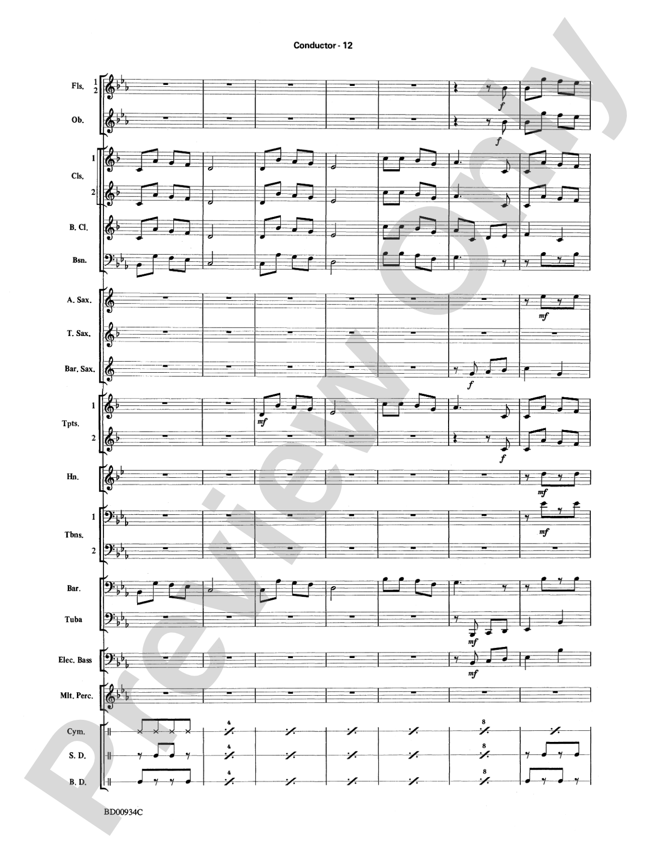 Christmas Magic: Concert Band Conductor Score & Parts