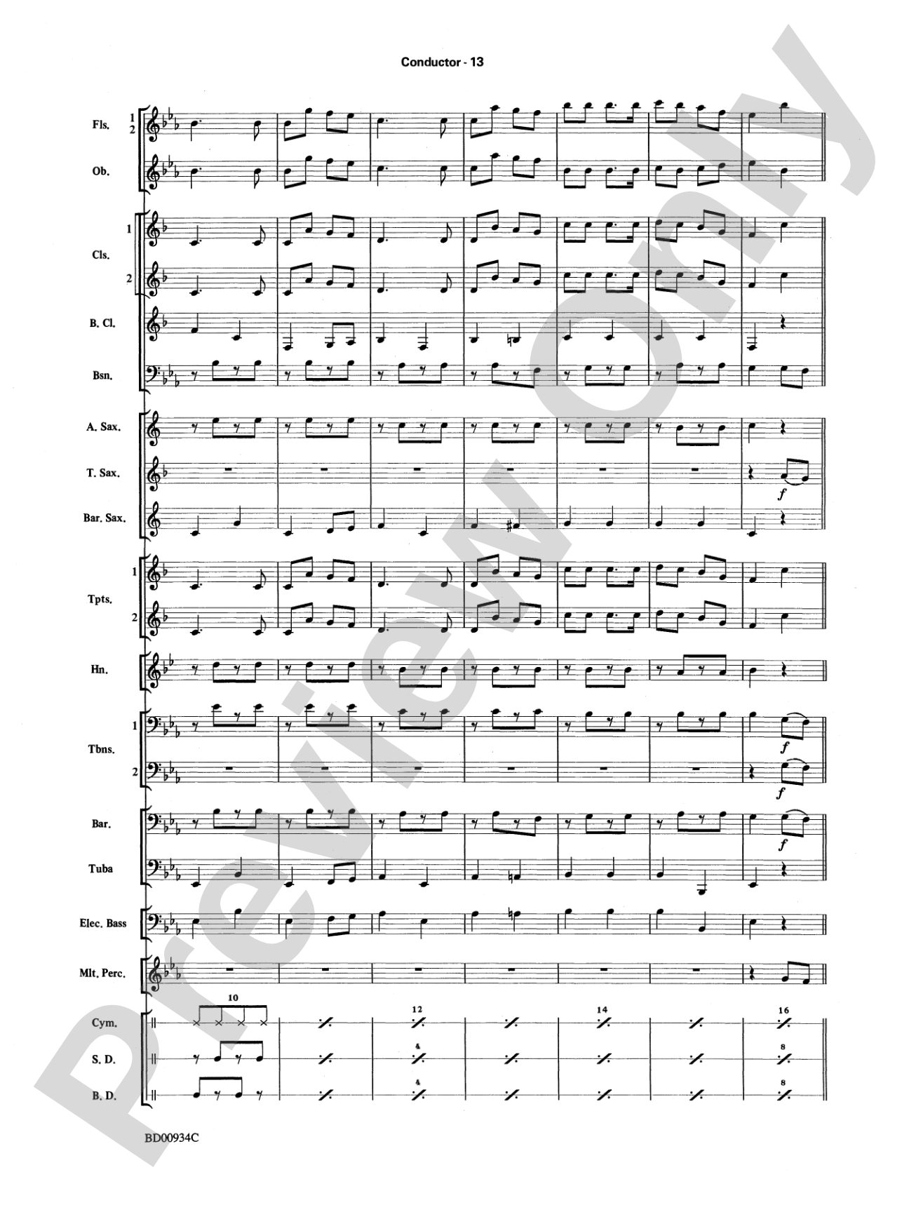 Christmas Magic: Concert Band Conductor Score & Parts