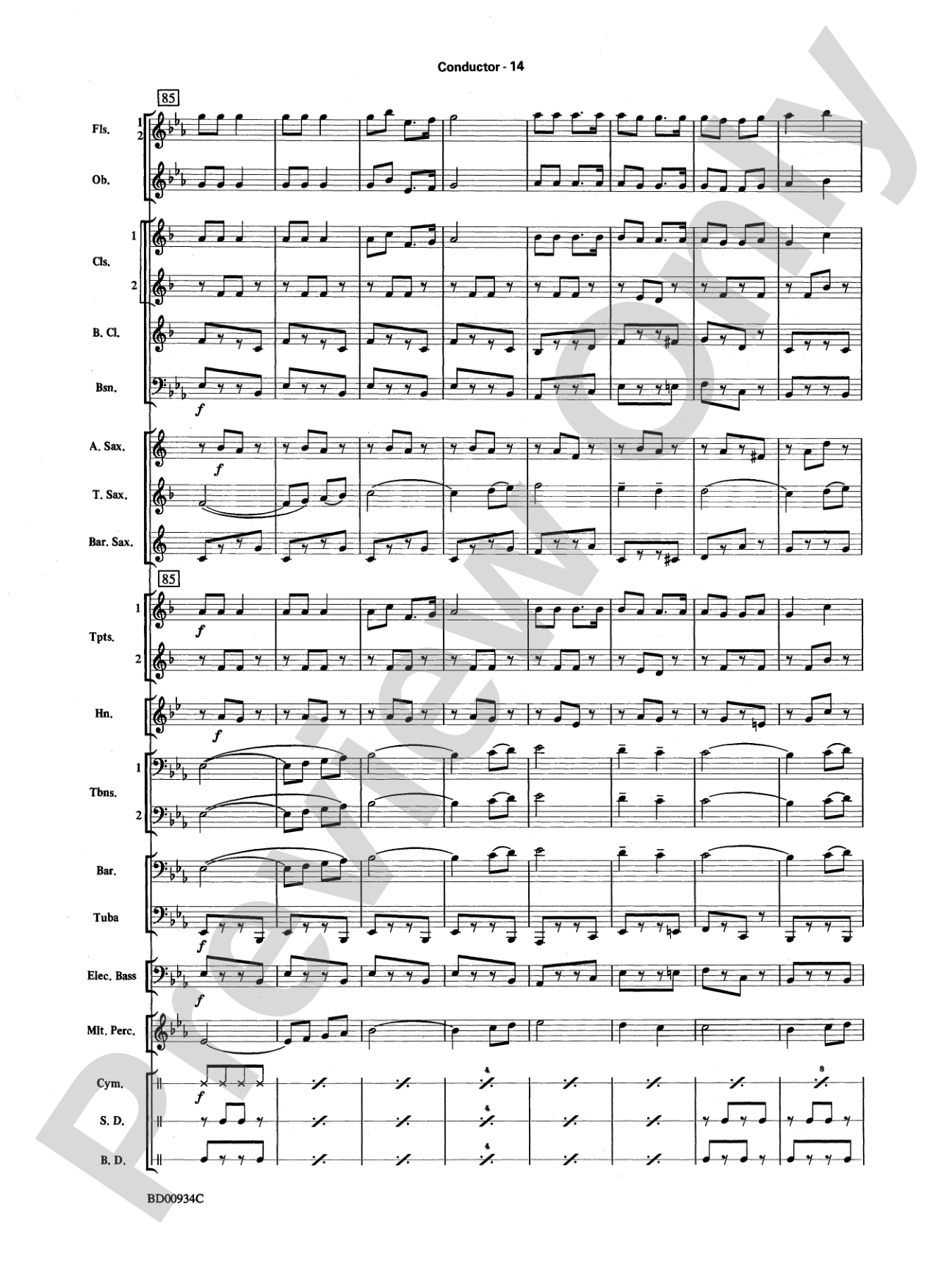 Christmas Magic: Concert Band Conductor Score & Parts