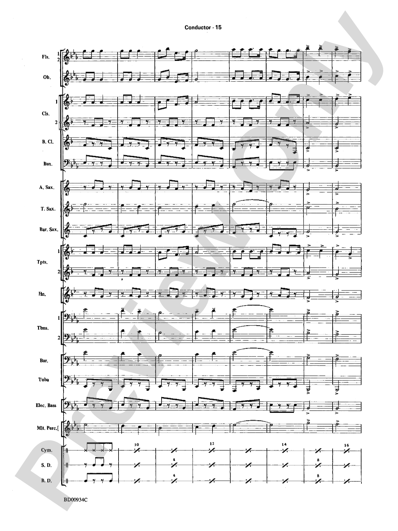 Christmas Magic: Concert Band Conductor Score & Parts