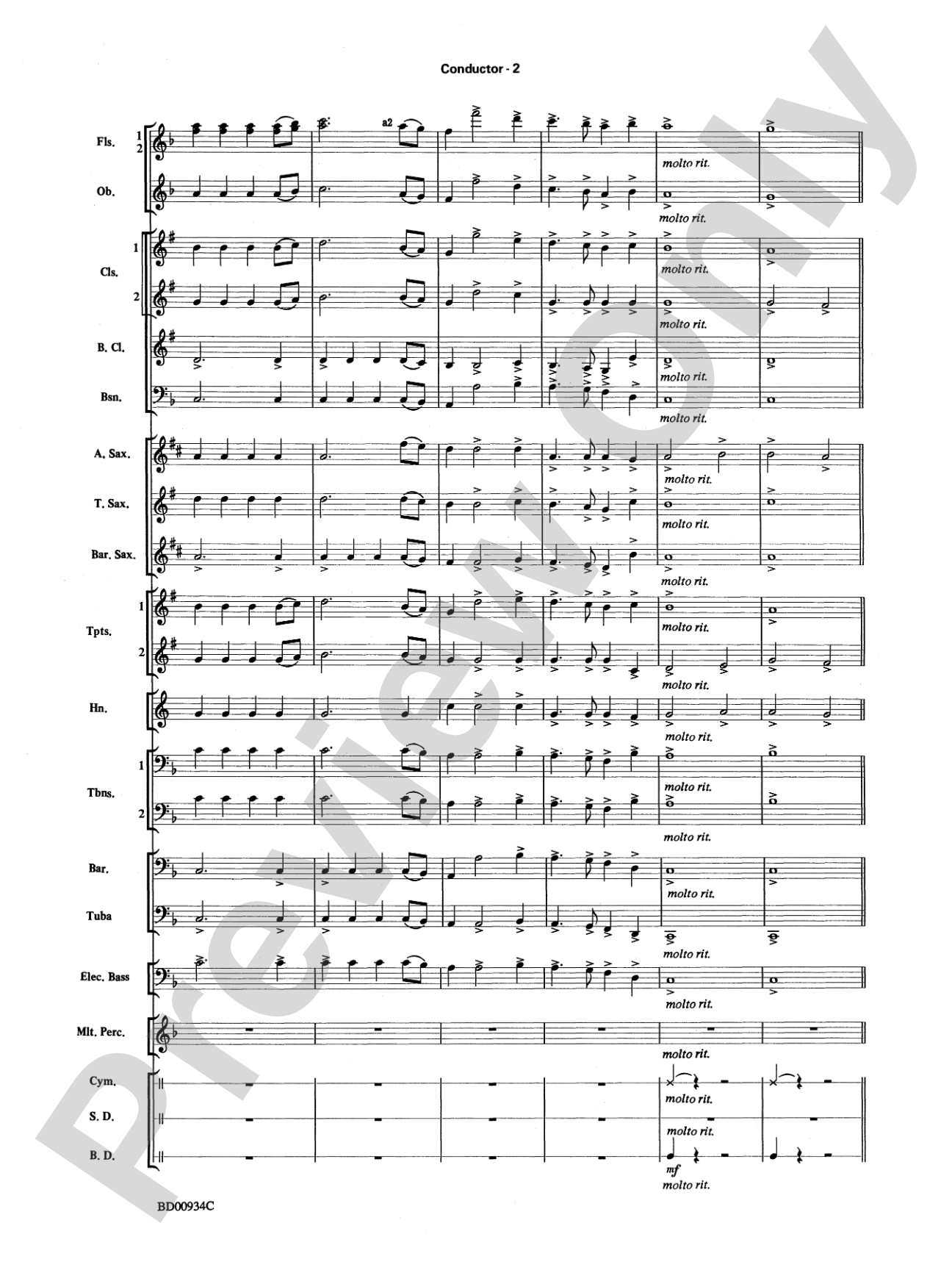 Christmas Magic: Concert Band Conductor Score & Parts
