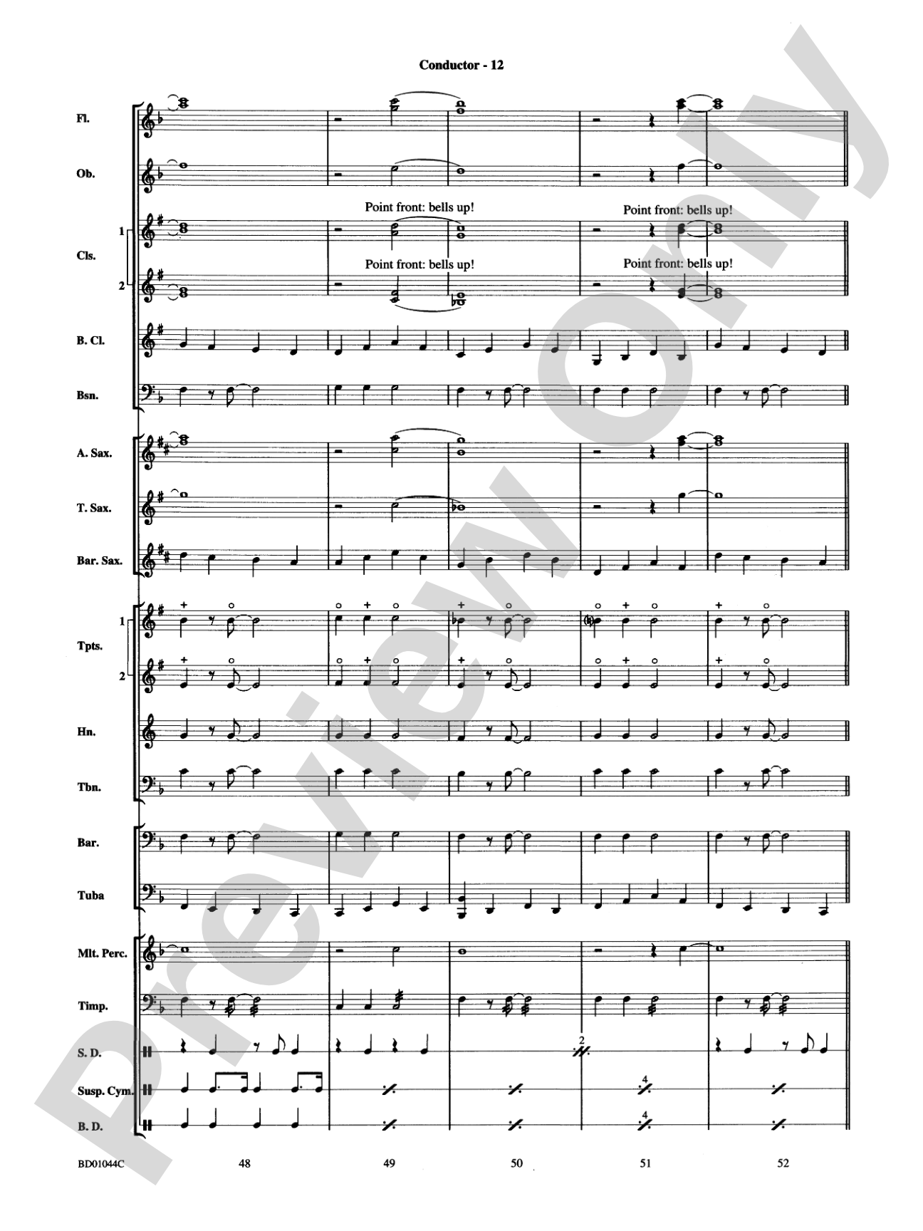 Clarinet Boogie: Concert Band Conductor Score & Parts