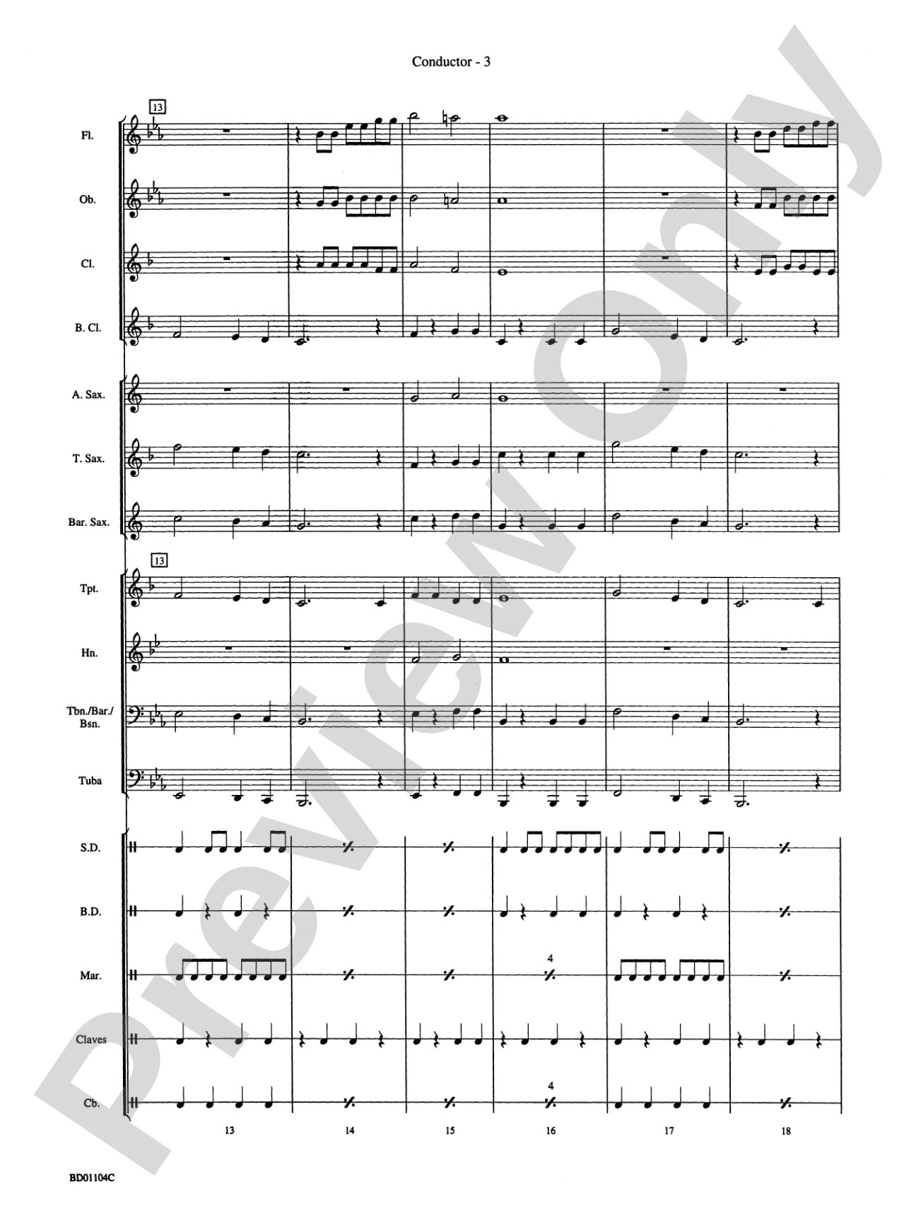 Carnival in Rio: Concert Band Conductor Score & Parts