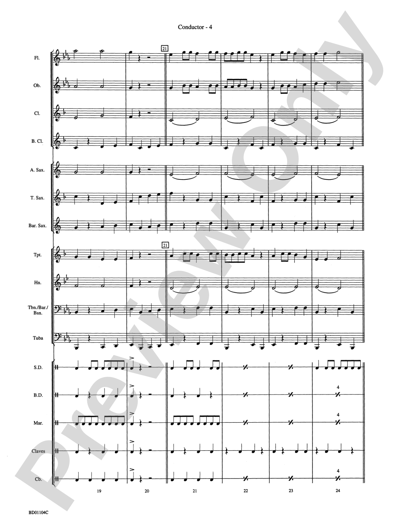 Carnival in Rio: Concert Band Conductor Score & Parts