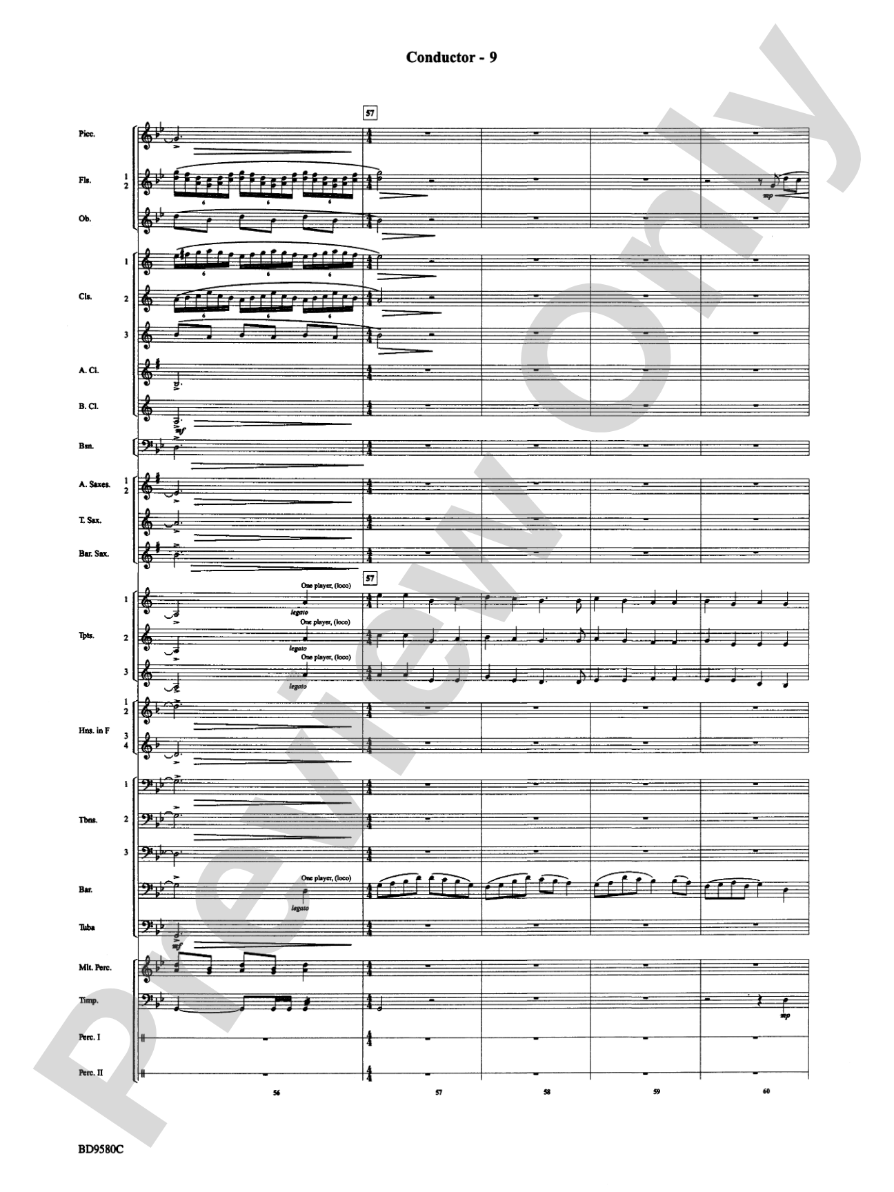 Twas in the Moon of Wintertime: Concert Band Conductor Score & Parts