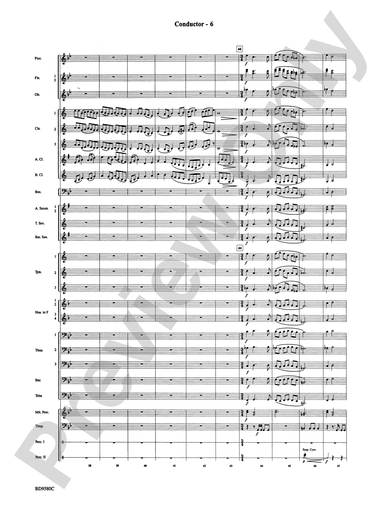 Twas in the Moon of Wintertime: Concert Band Conductor Score & Parts