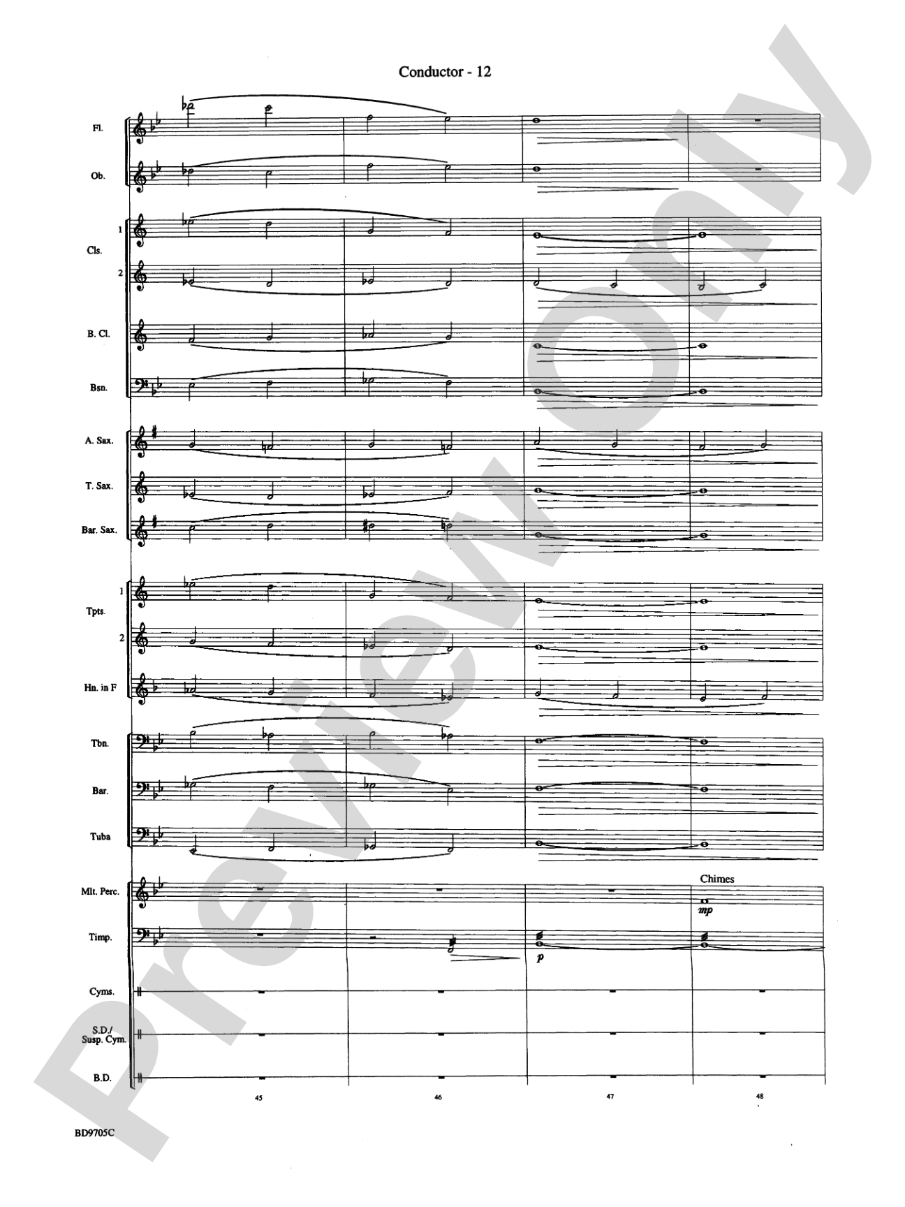 High Sierras: Concert Band Conductor Score & Parts