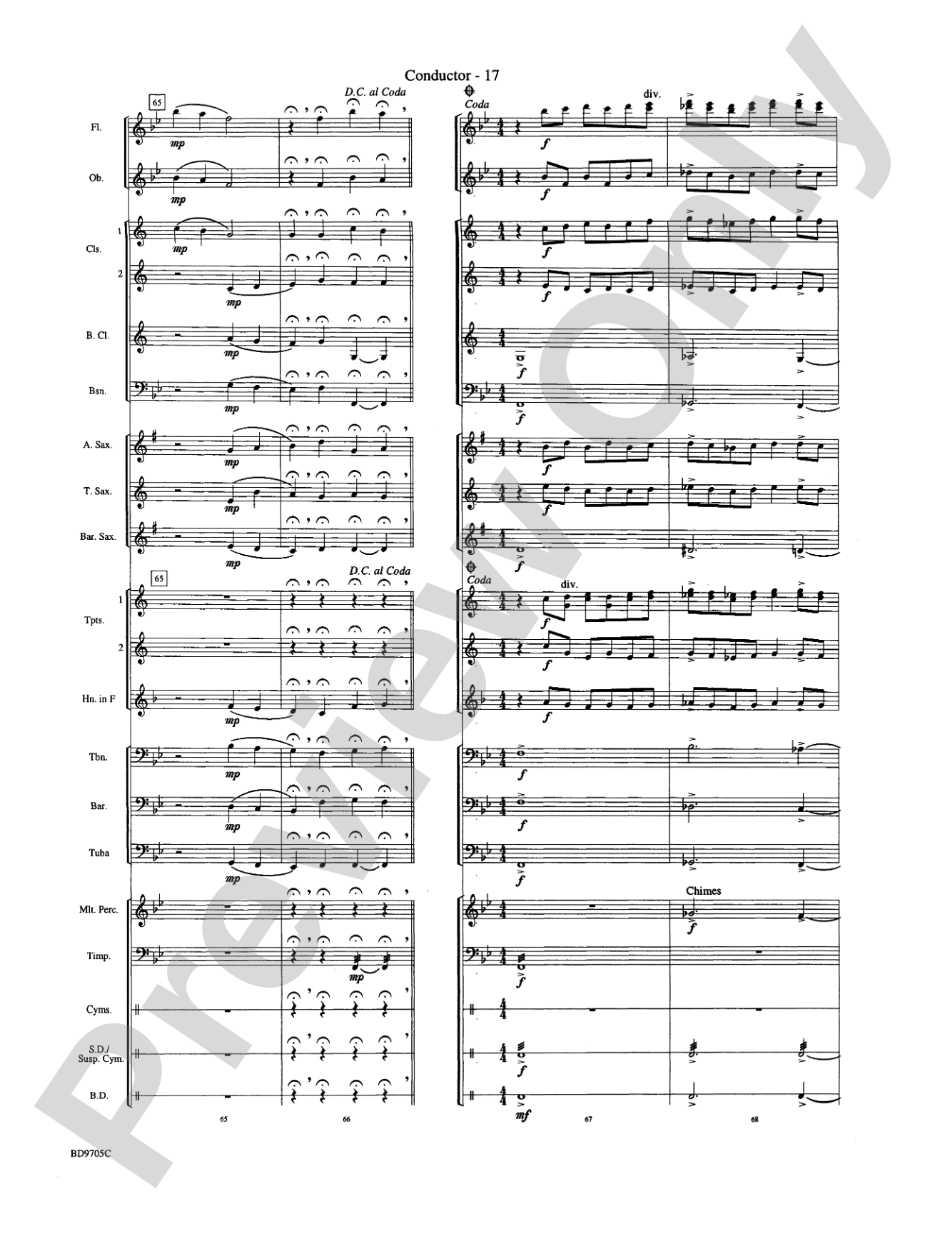 High Sierras: Concert Band Conductor Score & Parts