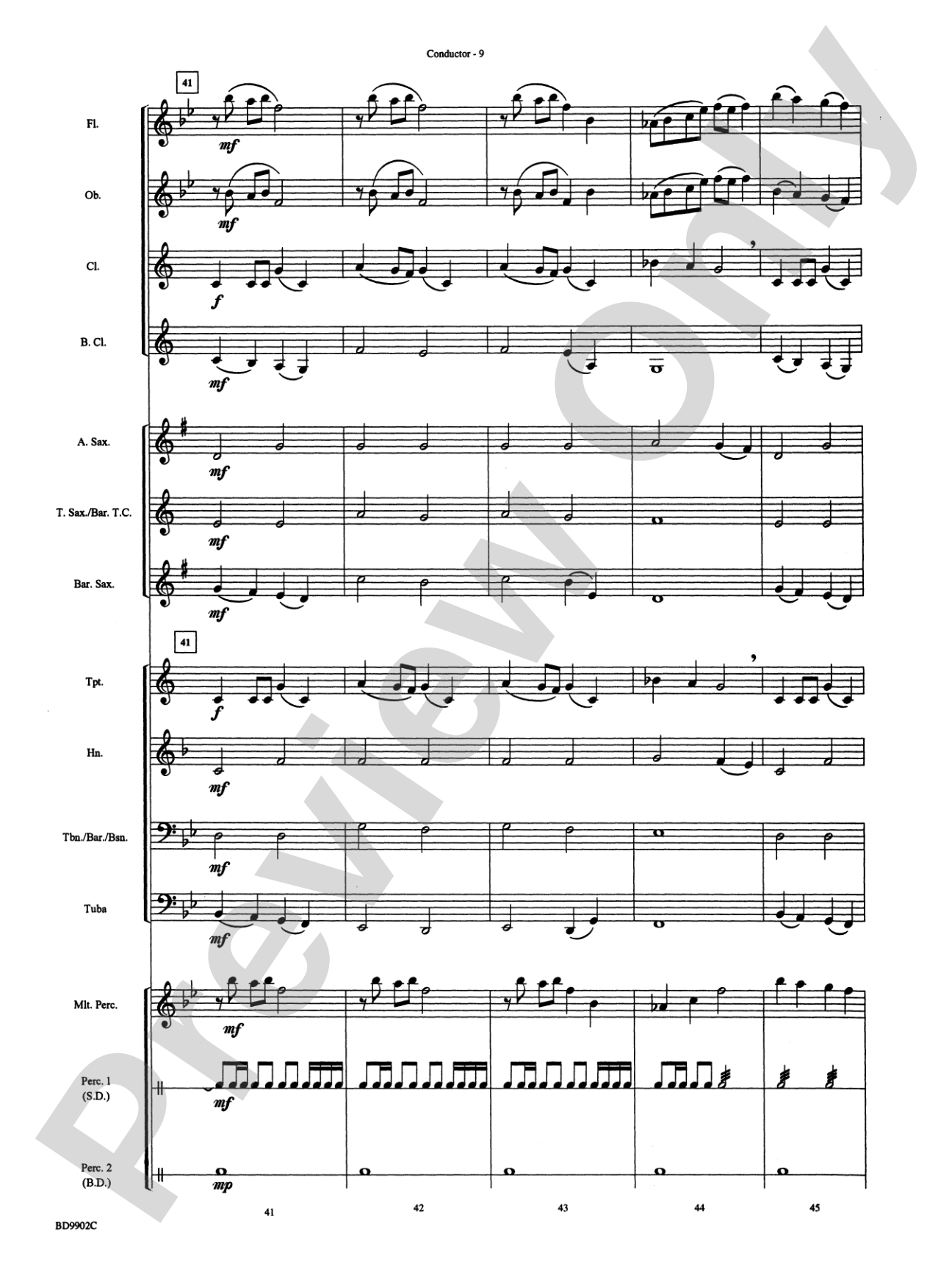 Then Come the Heroes: Concert Band Conductor Score & Parts