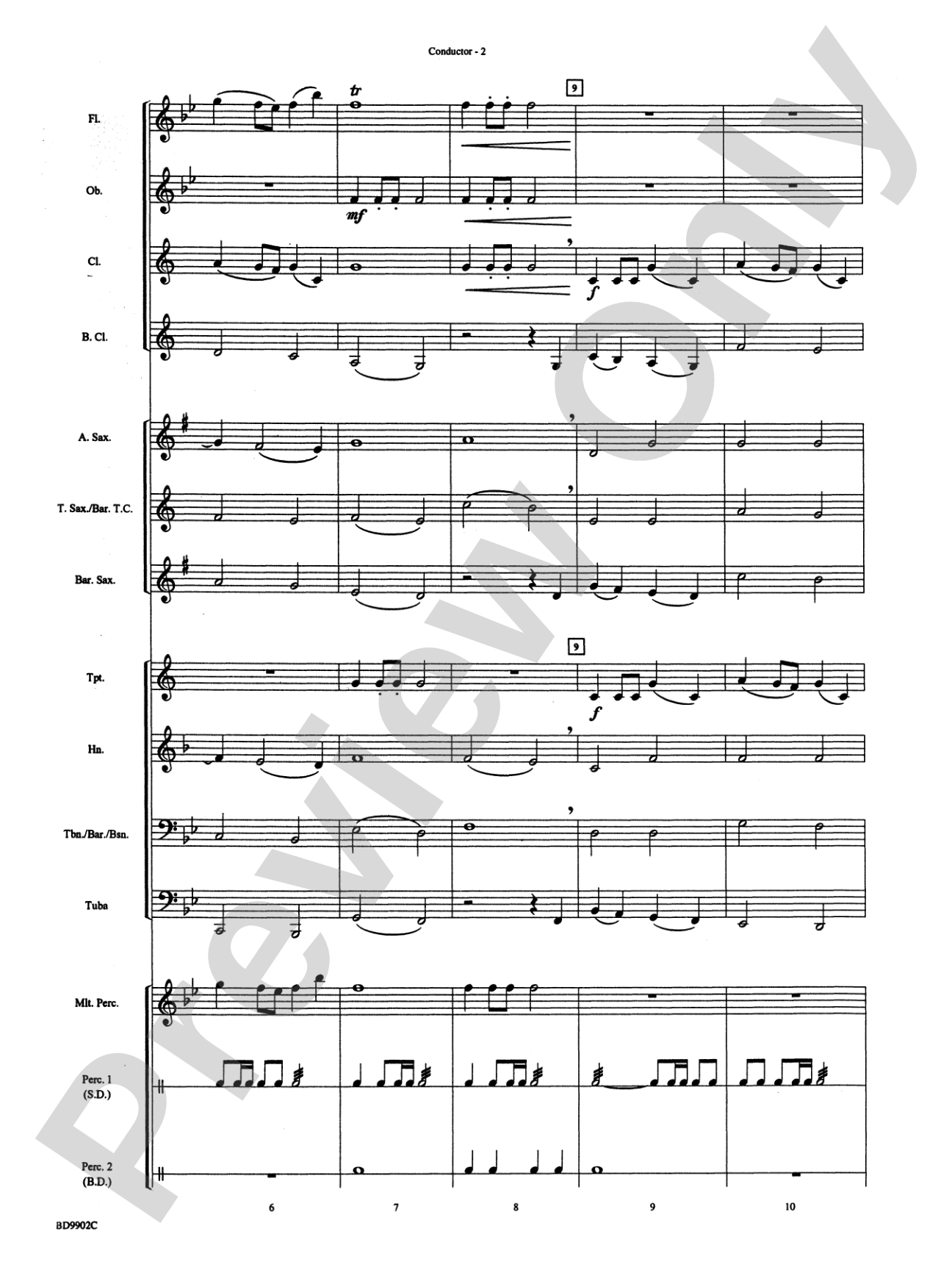 Then Come the Heroes: Concert Band Conductor Score & Parts