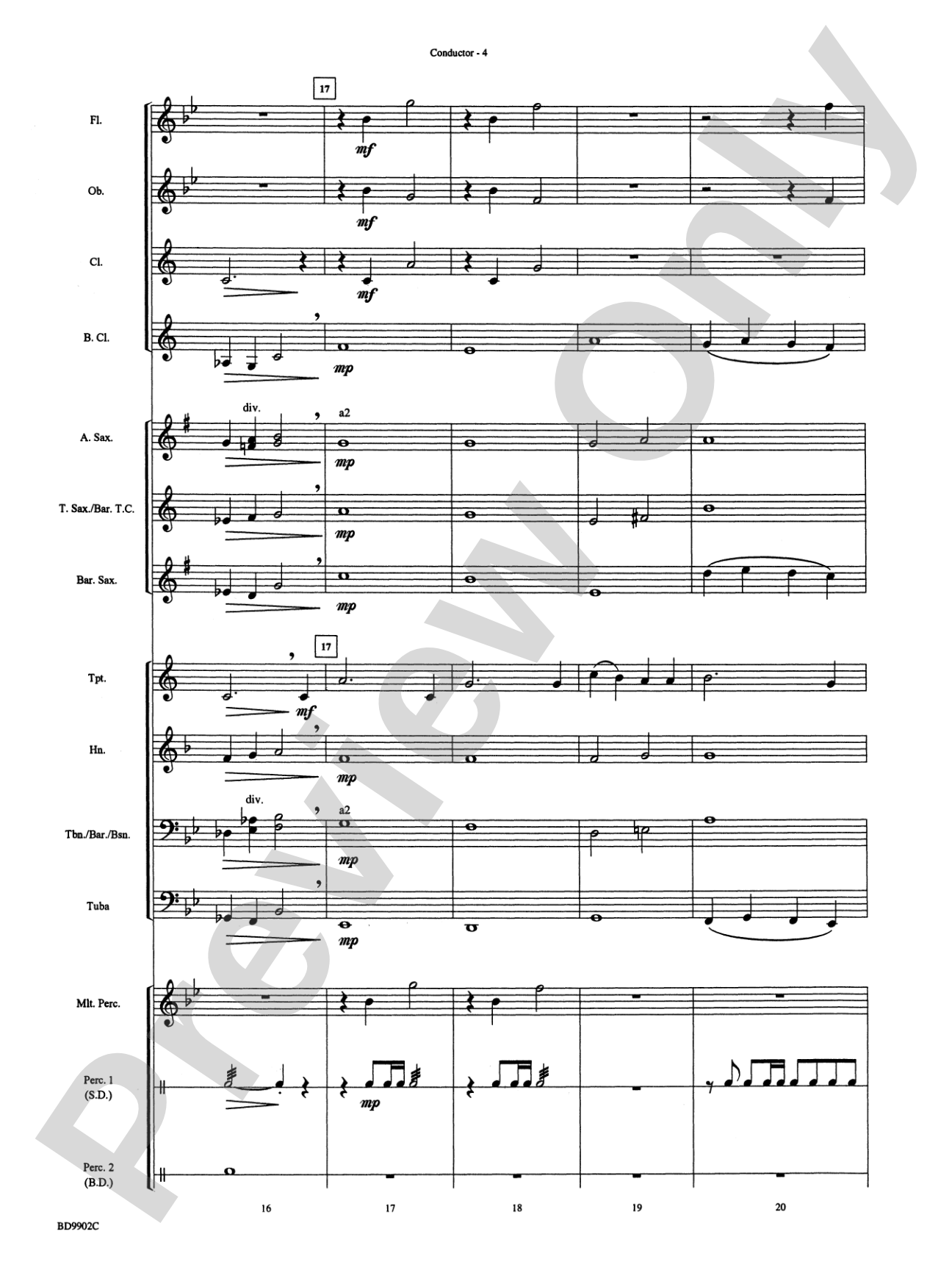 Then Come the Heroes: Concert Band Conductor Score & Parts