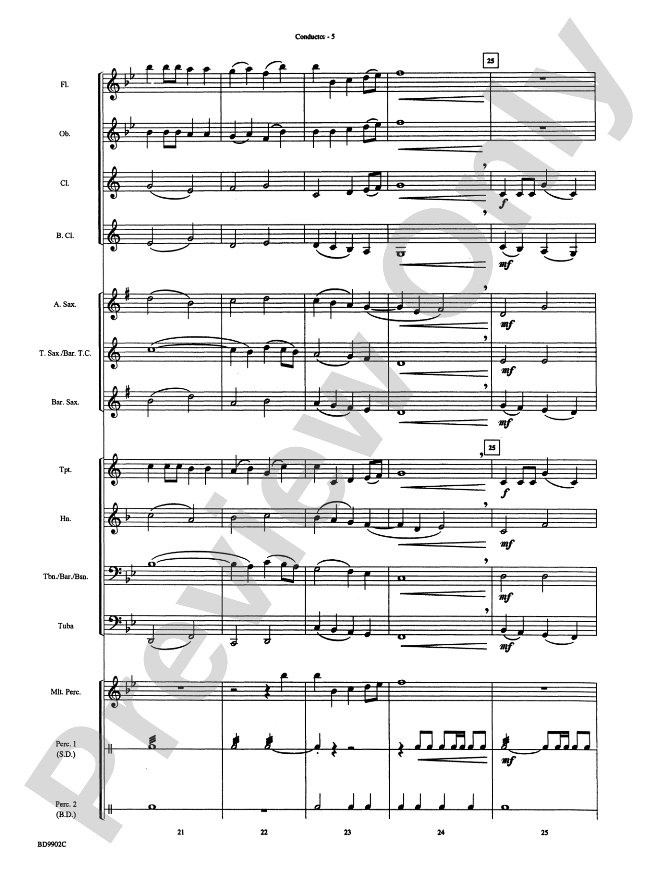 Then Come the Heroes: Concert Band Conductor Score & Parts