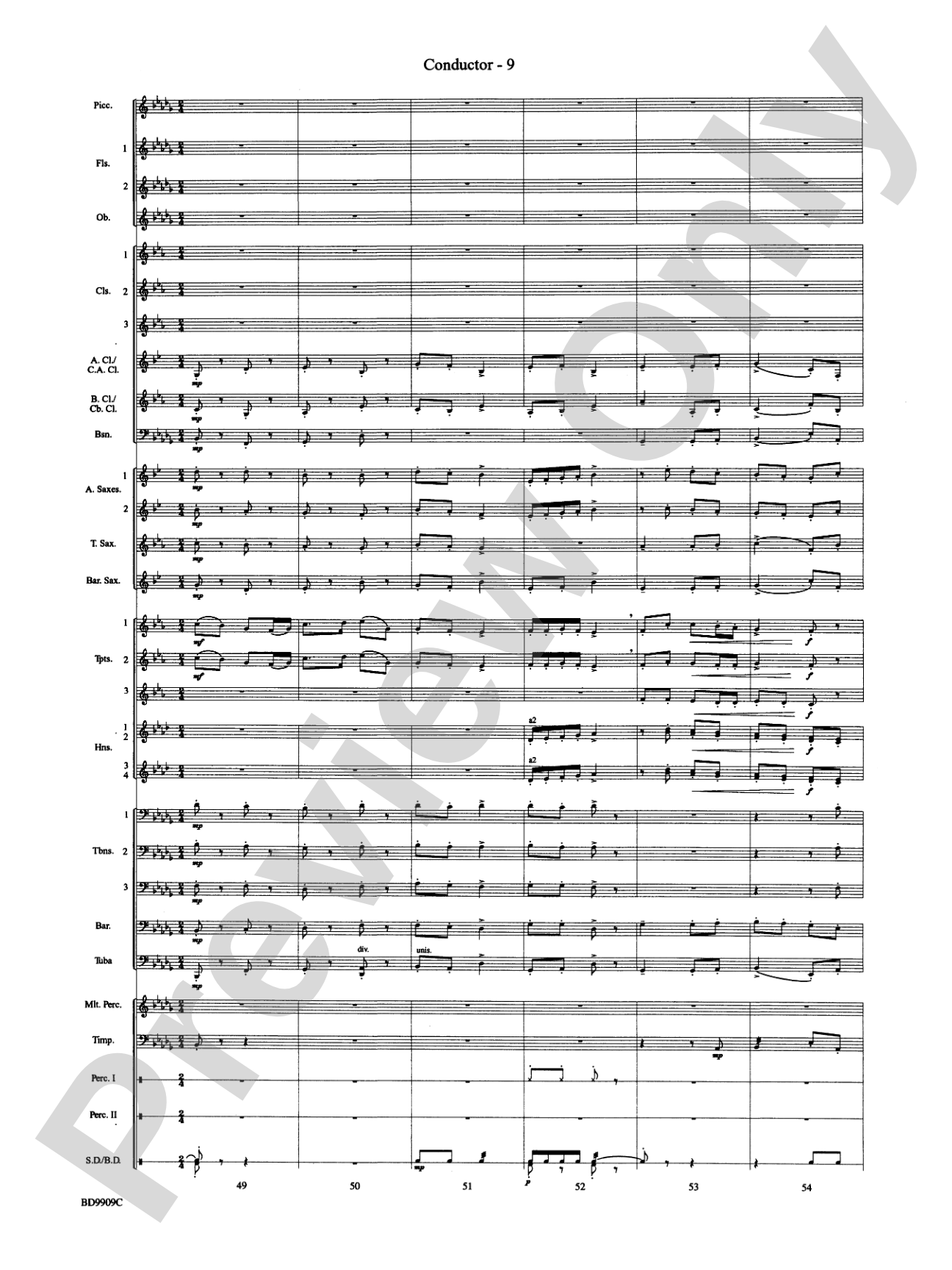 I'm Seventeen Come Sunday: Concert Band Conductor Score & Parts