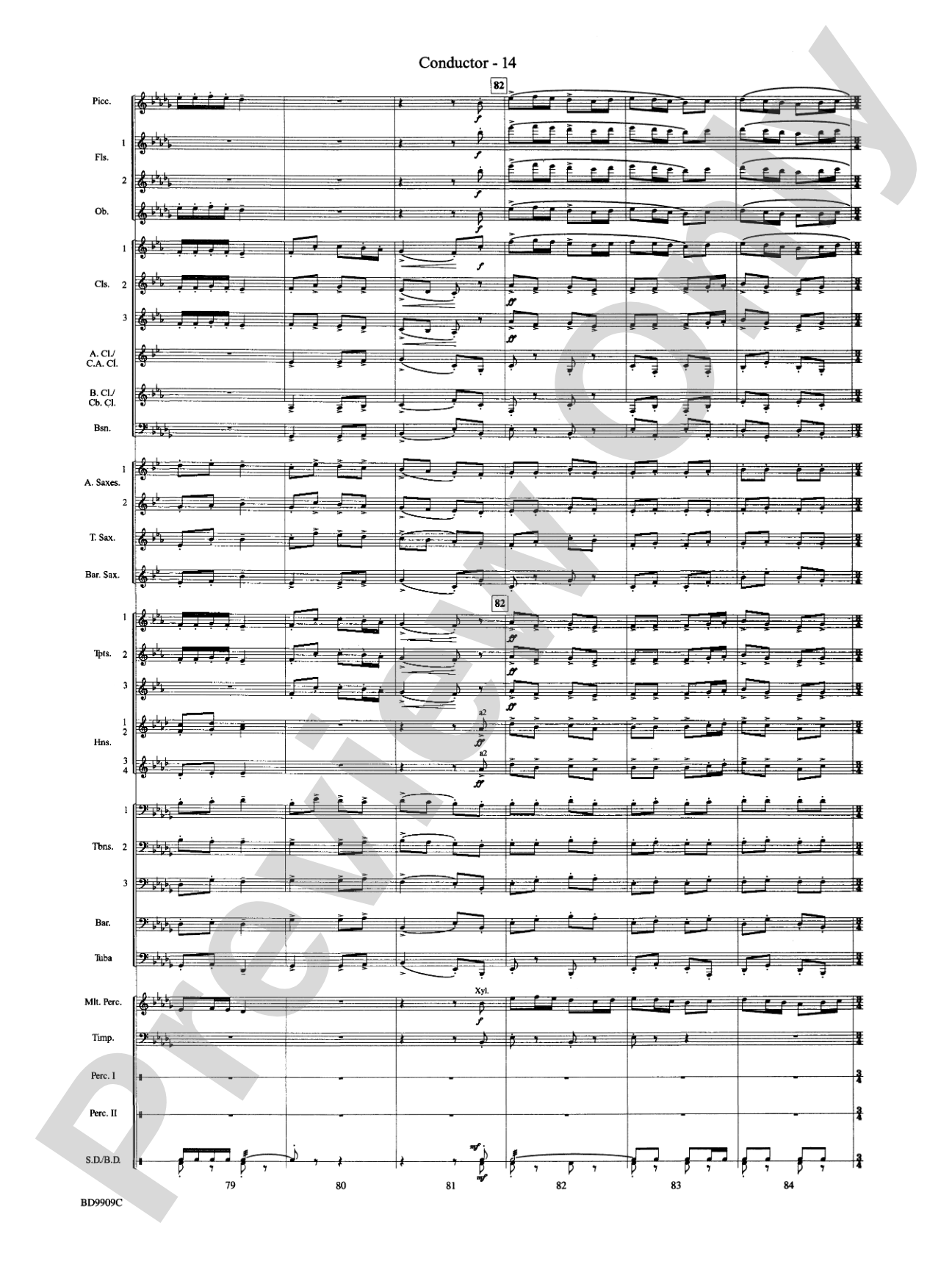 I'm Seventeen Come Sunday: Concert Band Conductor Score & Parts