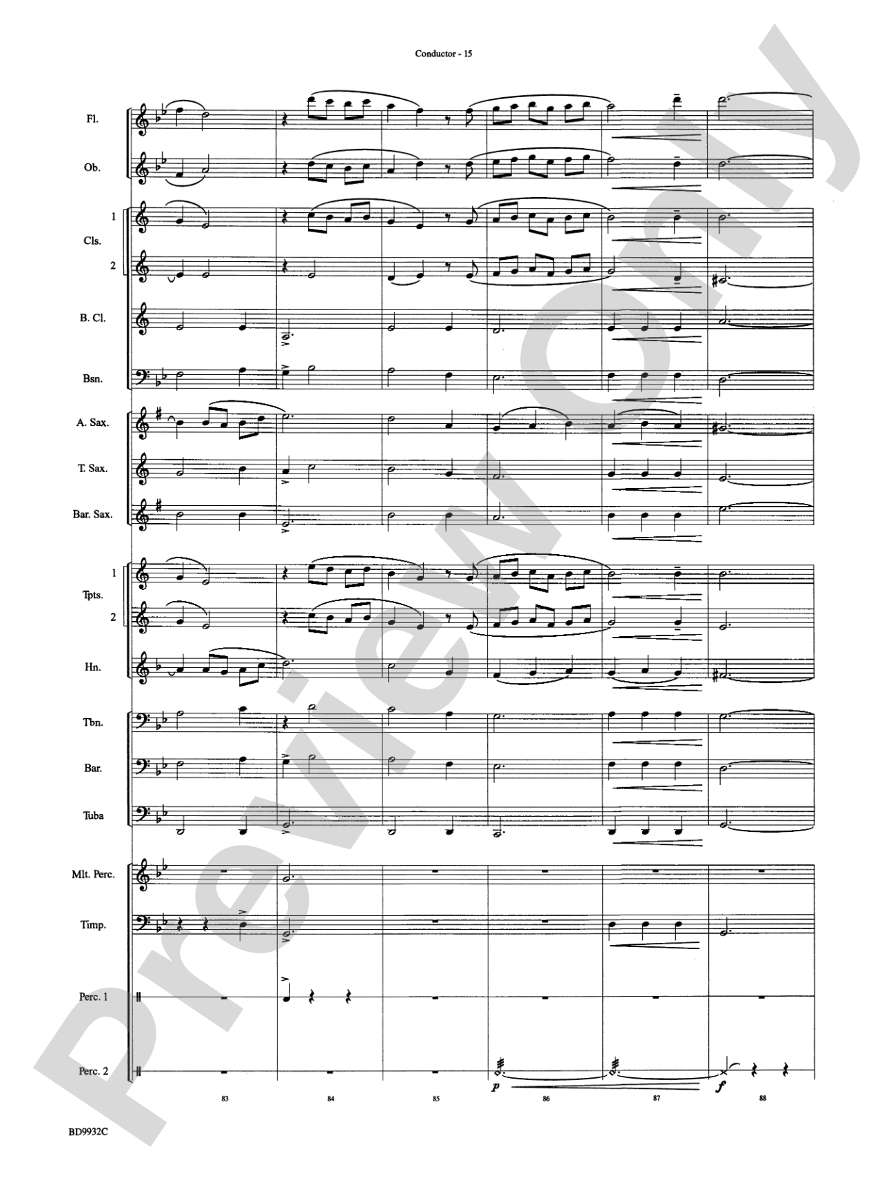The Oregon Trail: Concert Band Conductor Score & Parts