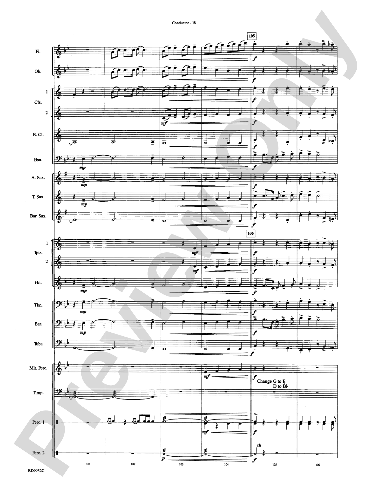 The Oregon Trail: Concert Band Conductor Score & Parts