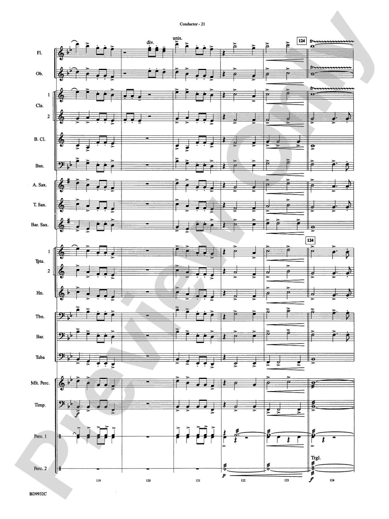 The Oregon Trail: Concert Band Conductor Score & Parts