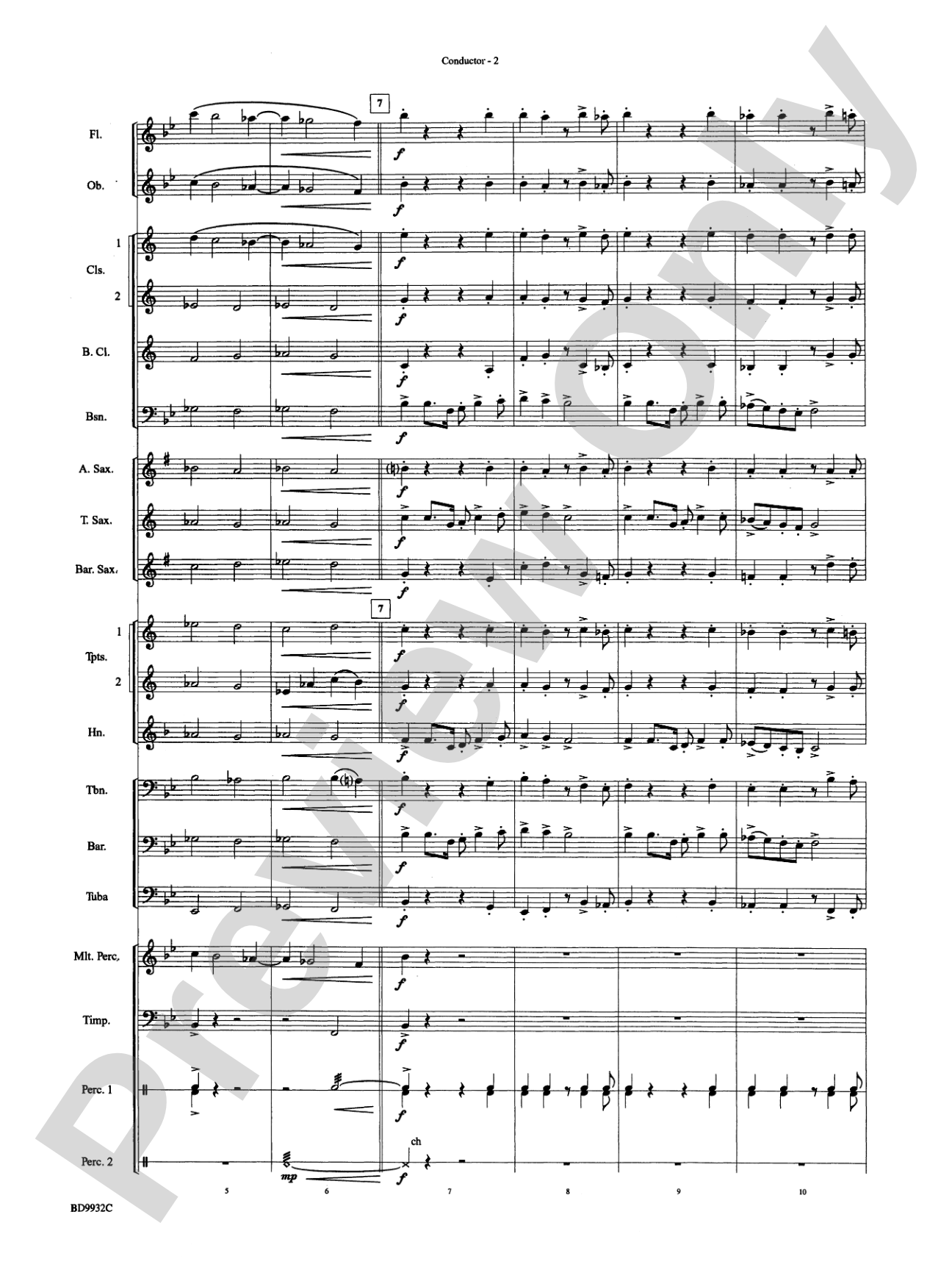 The Oregon Trail: Concert Band Conductor Score & Parts