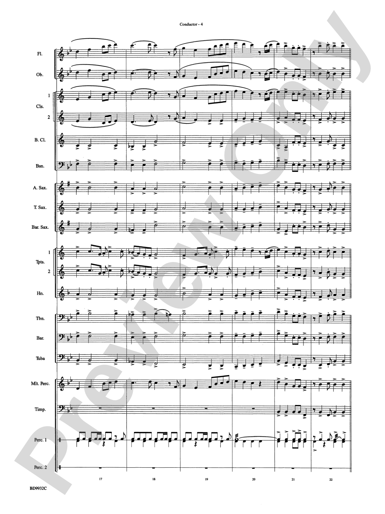 The Oregon Trail: Concert Band Conductor Score & Parts