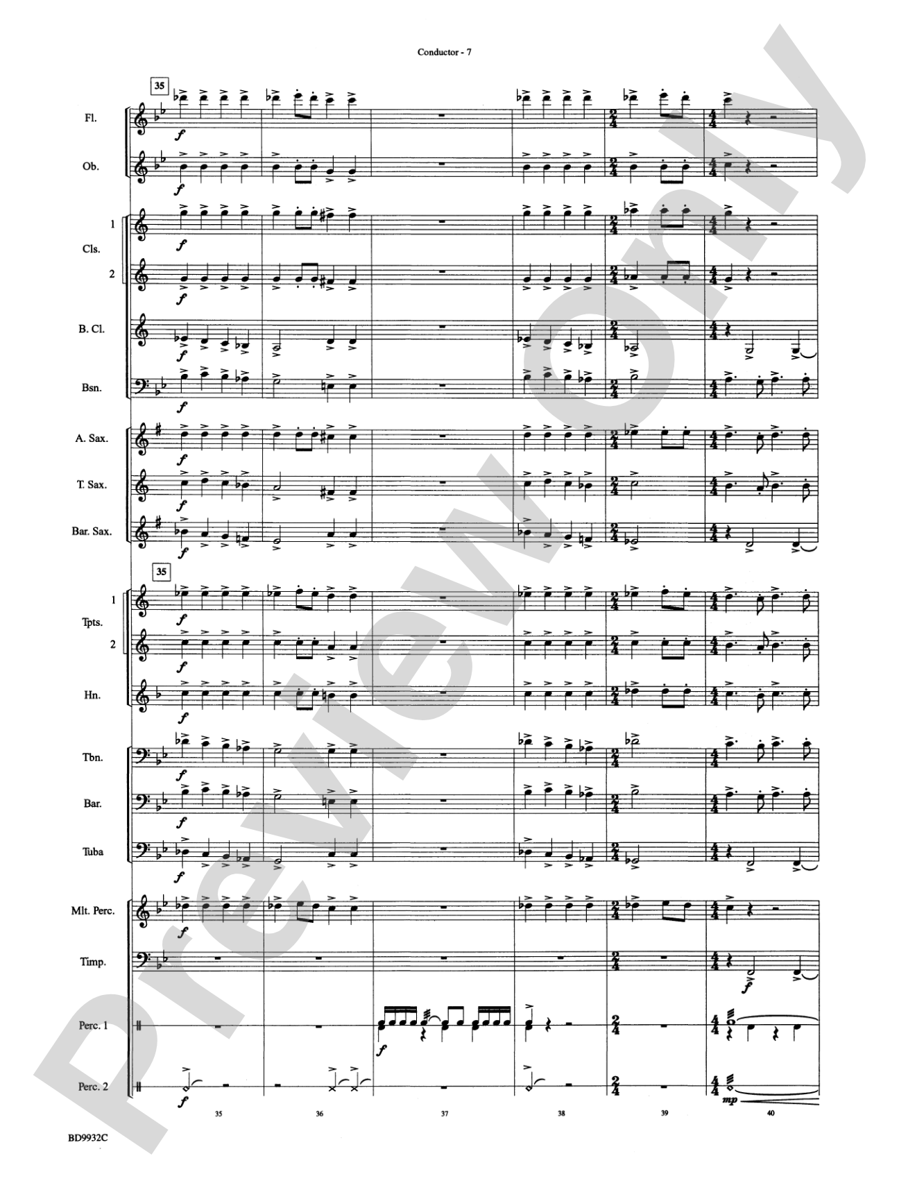 The Oregon Trail: Concert Band Conductor Score & Parts