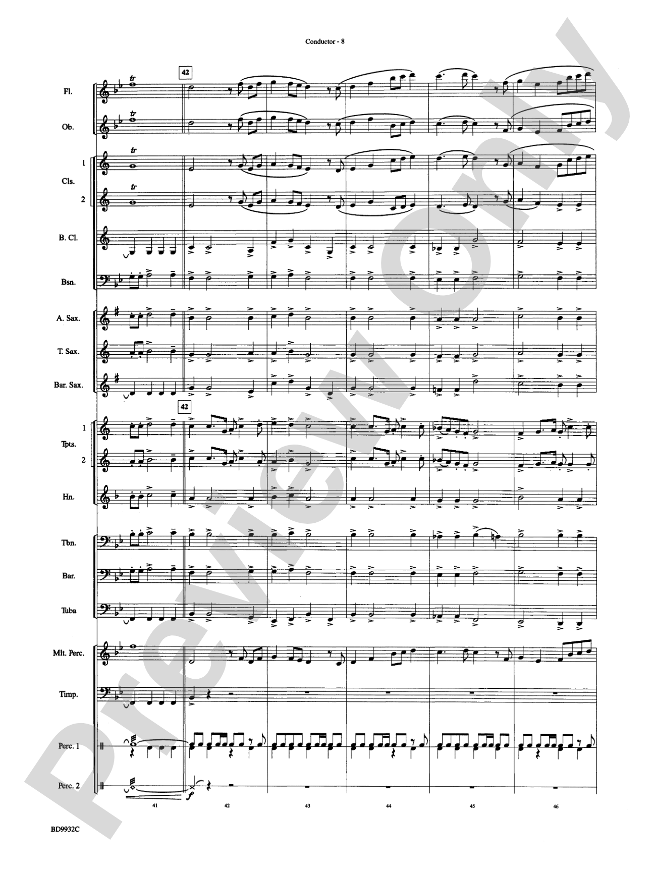 The Oregon Trail: Concert Band Conductor Score & Parts