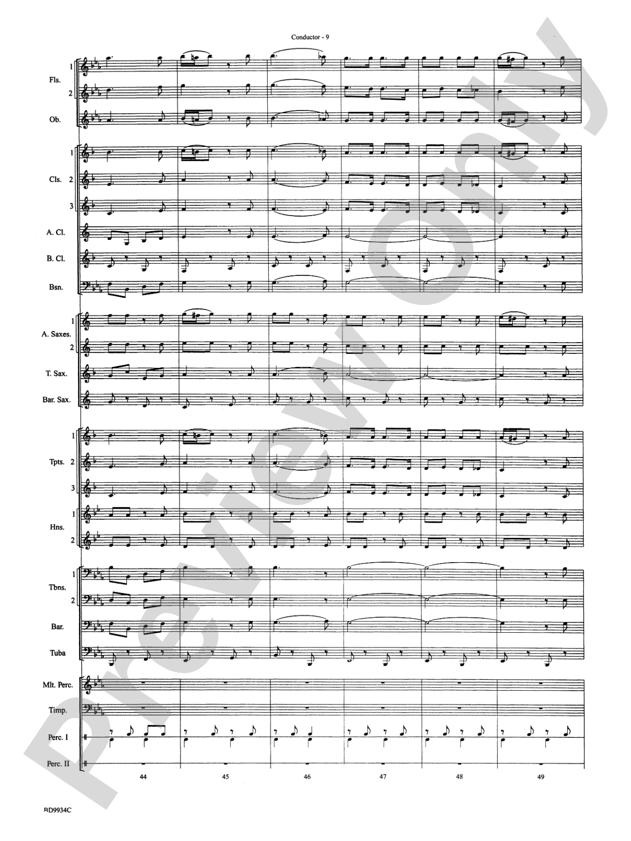 El Capitan: Concert Band Conductor Score & Parts