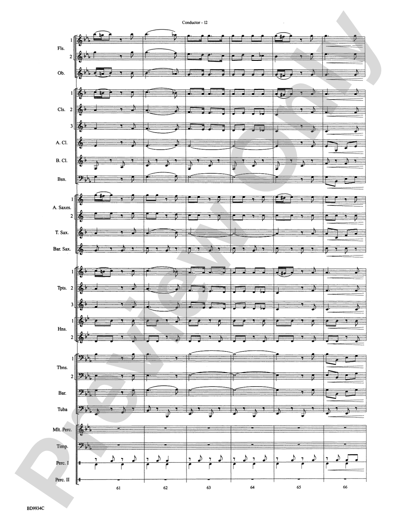 El Capitan: Concert Band Conductor Score & Parts