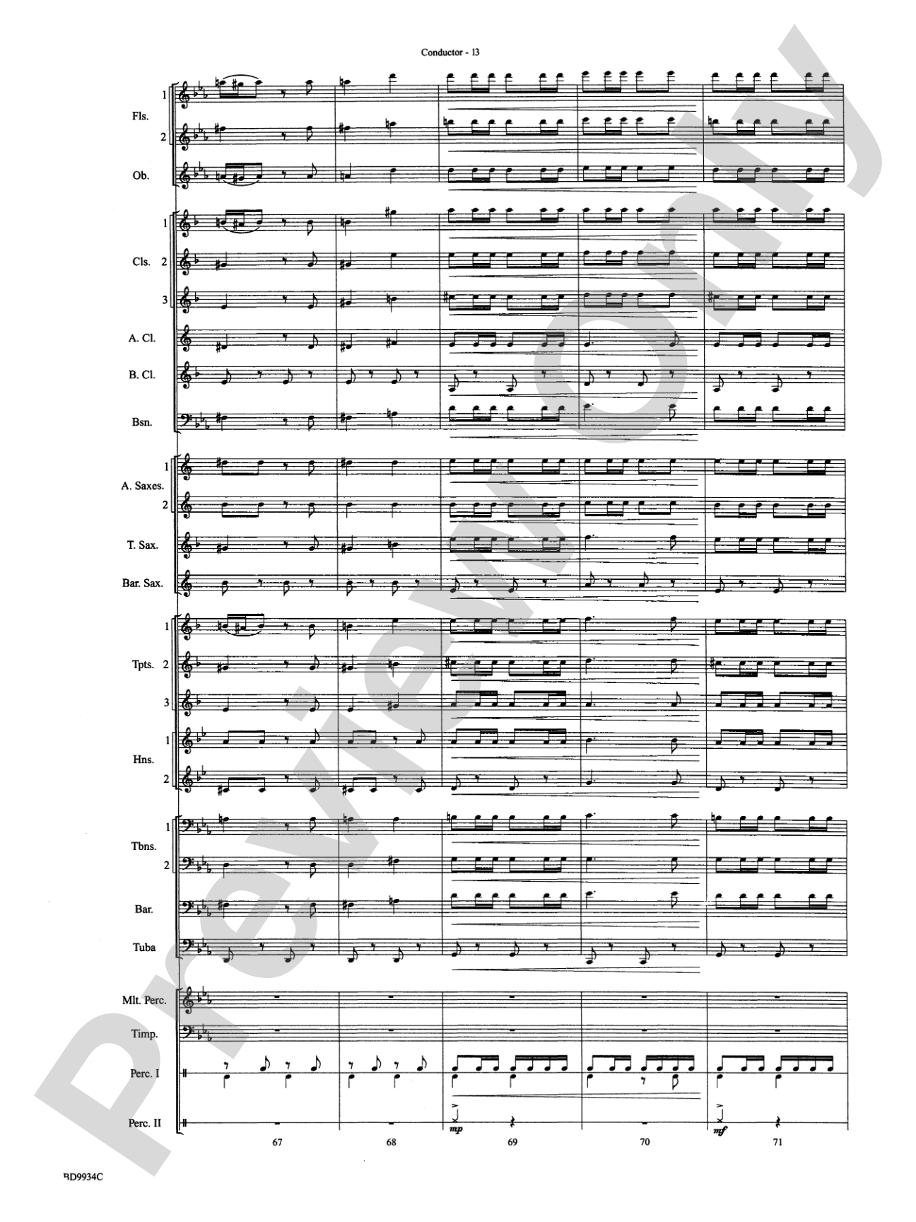 El Capitan: Concert Band Conductor Score & Parts