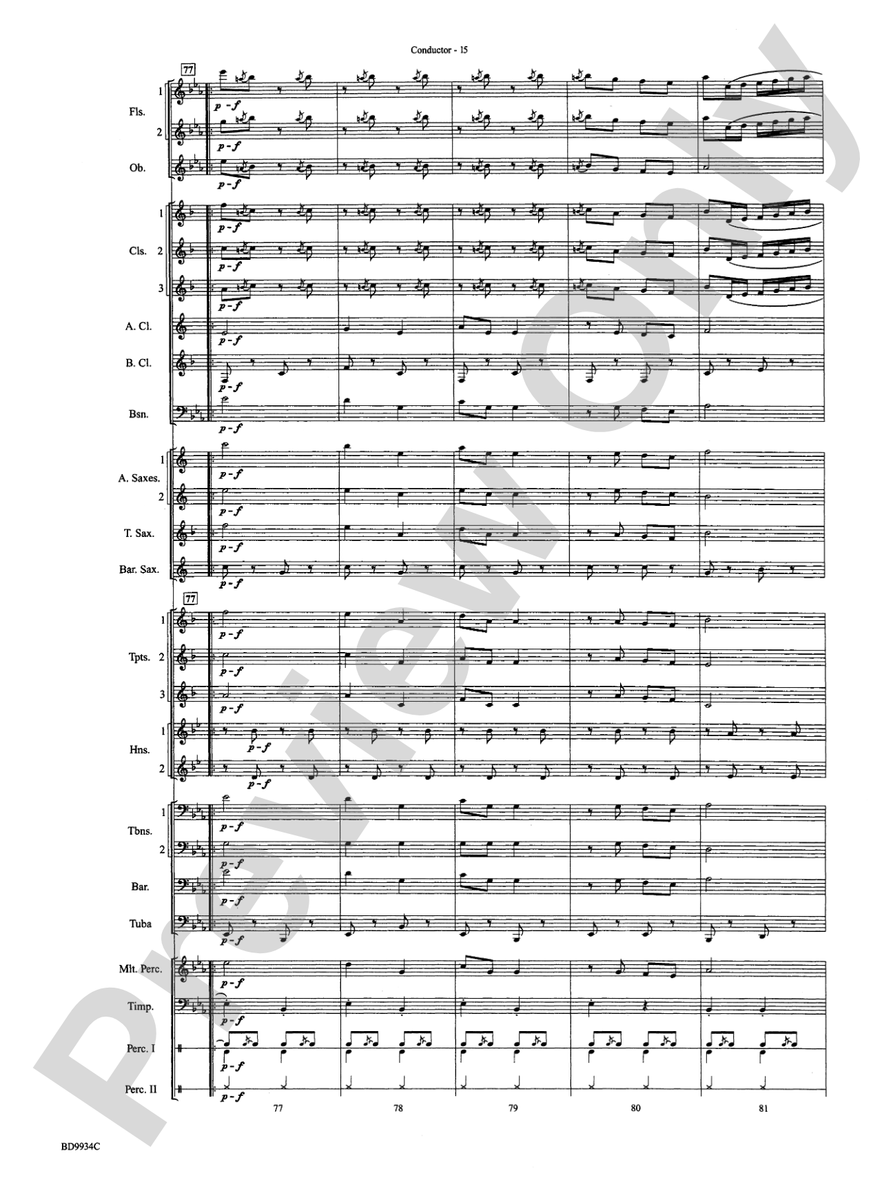 El Capitan: Concert Band Conductor Score & Parts
