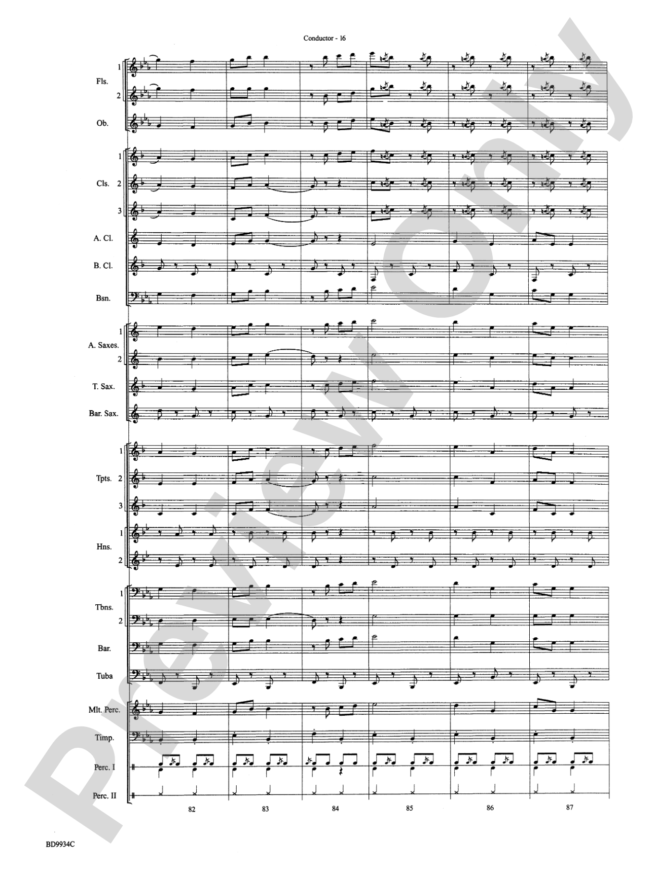 El Capitan: Concert Band Conductor Score & Parts
