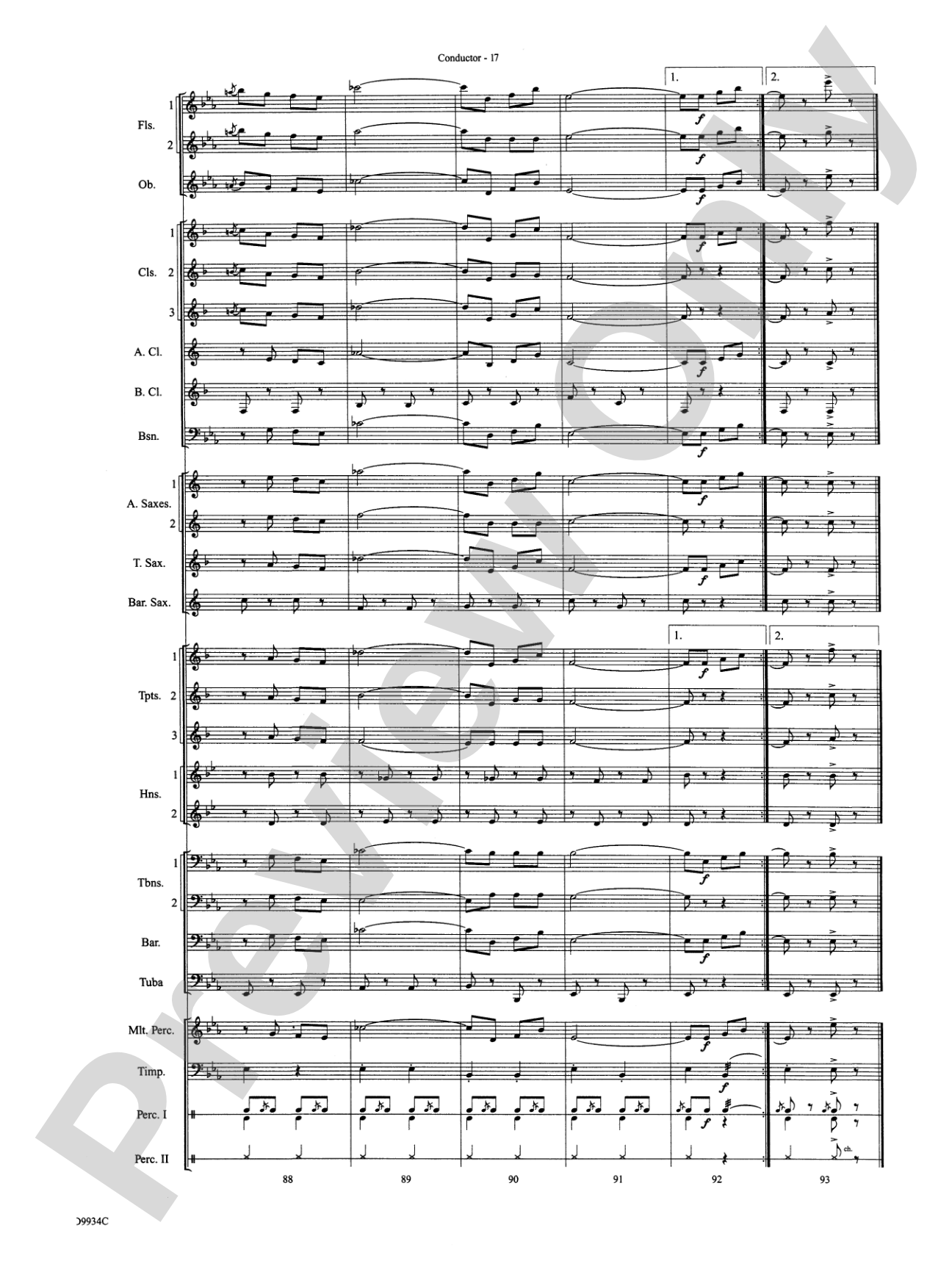 El Capitan: Concert Band Conductor Score & Parts