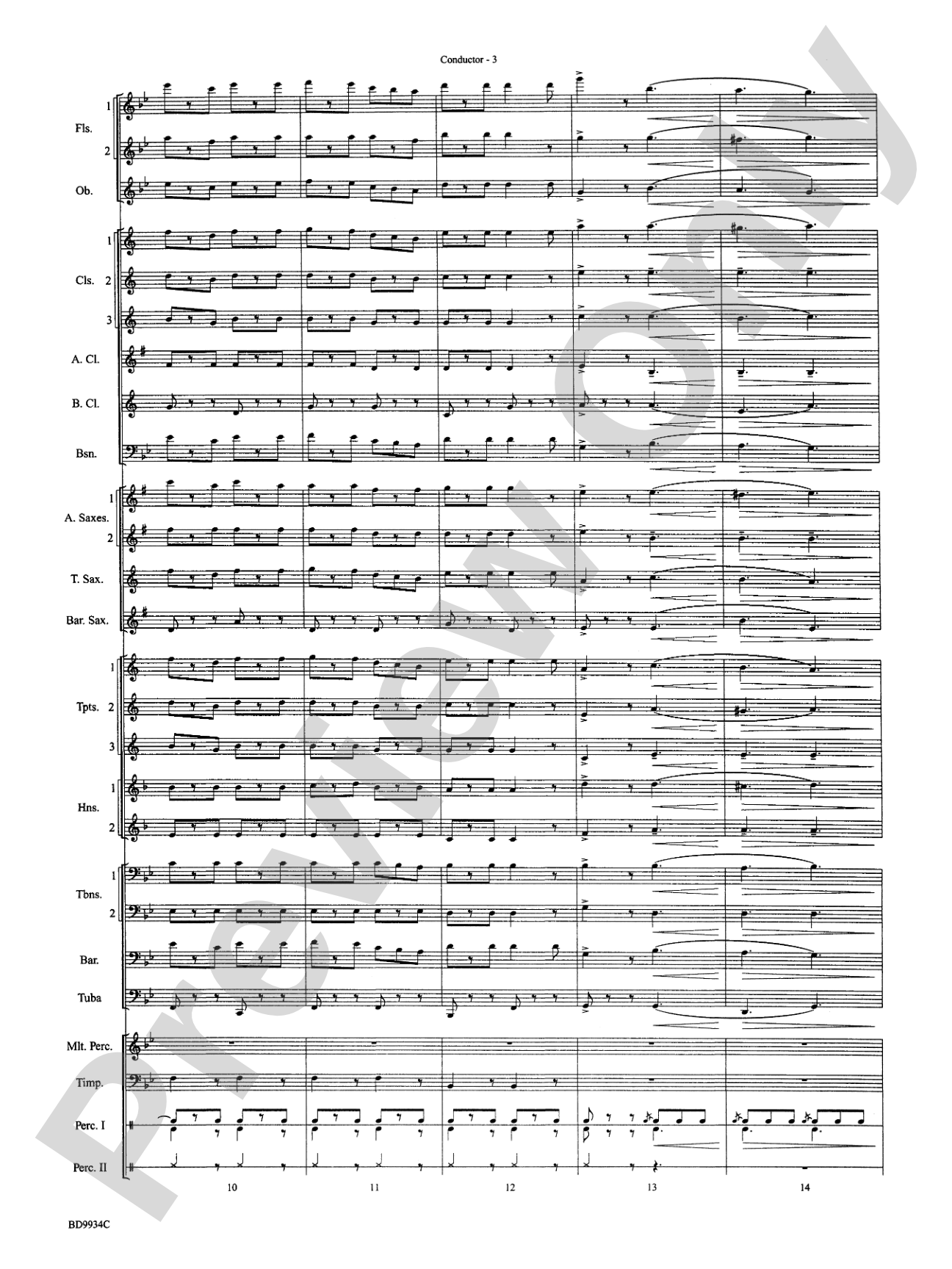 El Capitan: Concert Band Conductor Score & Parts